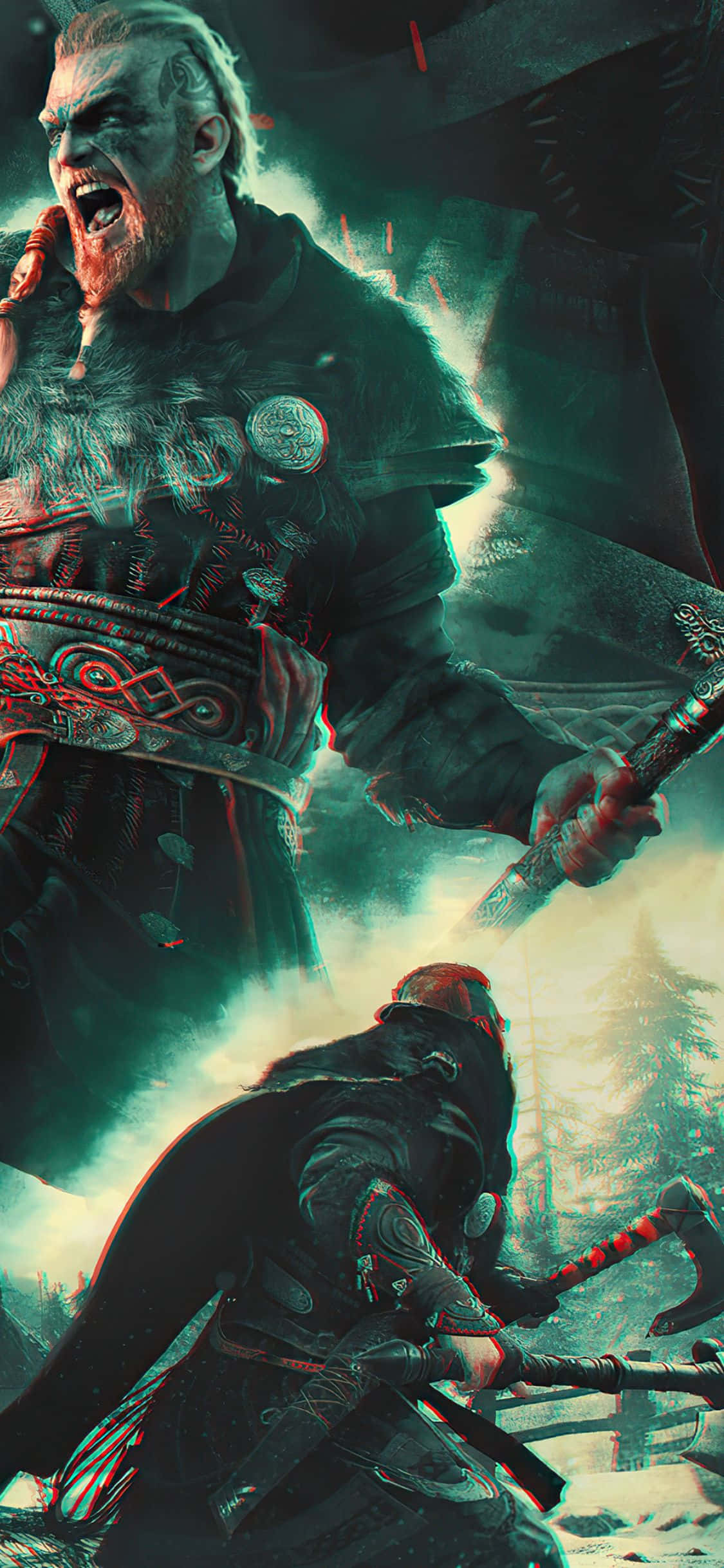 Fondo de iPhone Xs Assassin's Creed Valhalla Eivor Desatado Fondos de pantalla