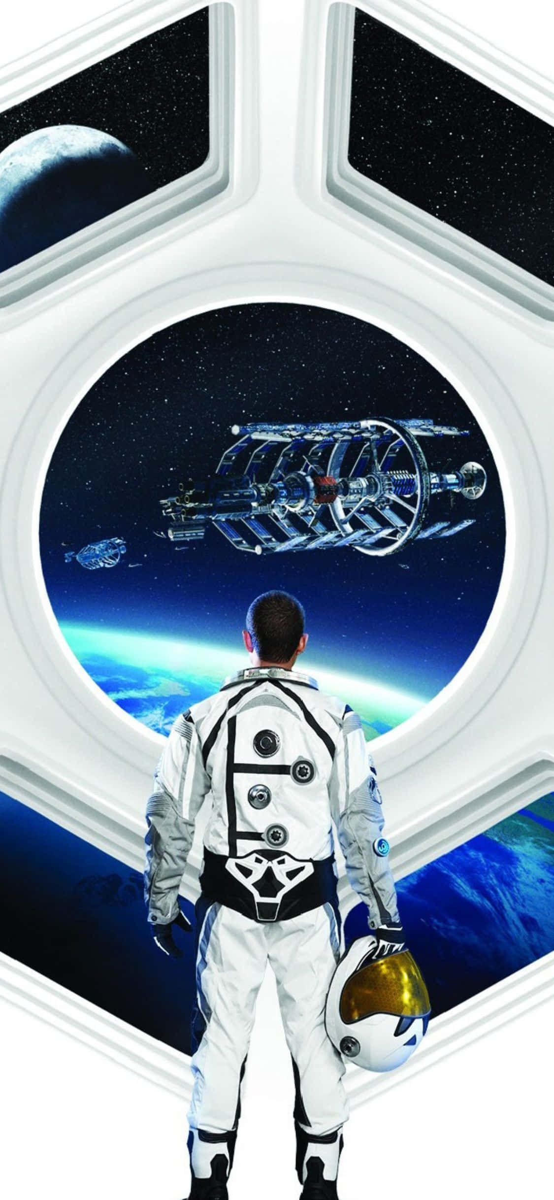Fondo de iPhone XS con el astronauta espacial de Civilization: Beyond Earth Fondos de pantalla