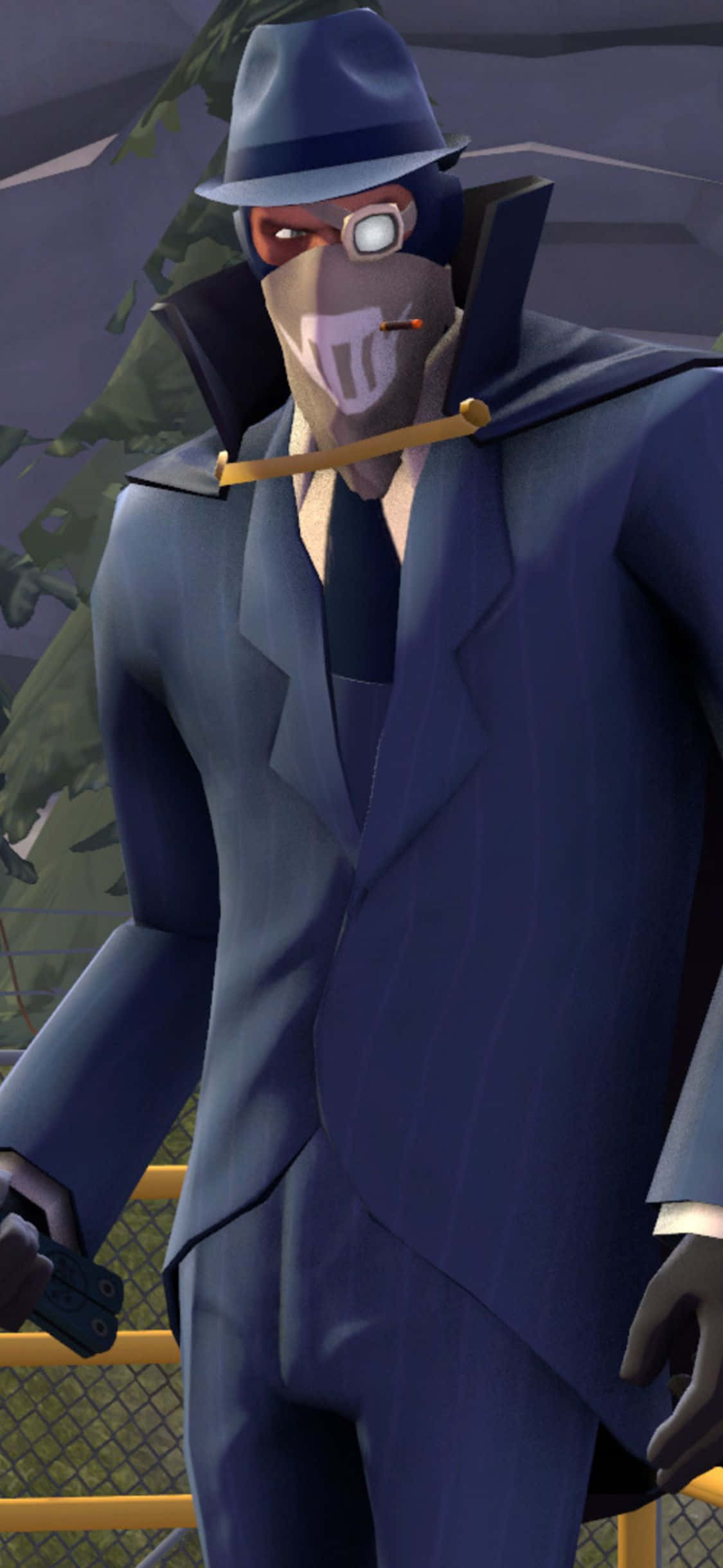 Fondo de iPhone XS del Personaje Spy de Team Fortress 2 Fondos de pantalla