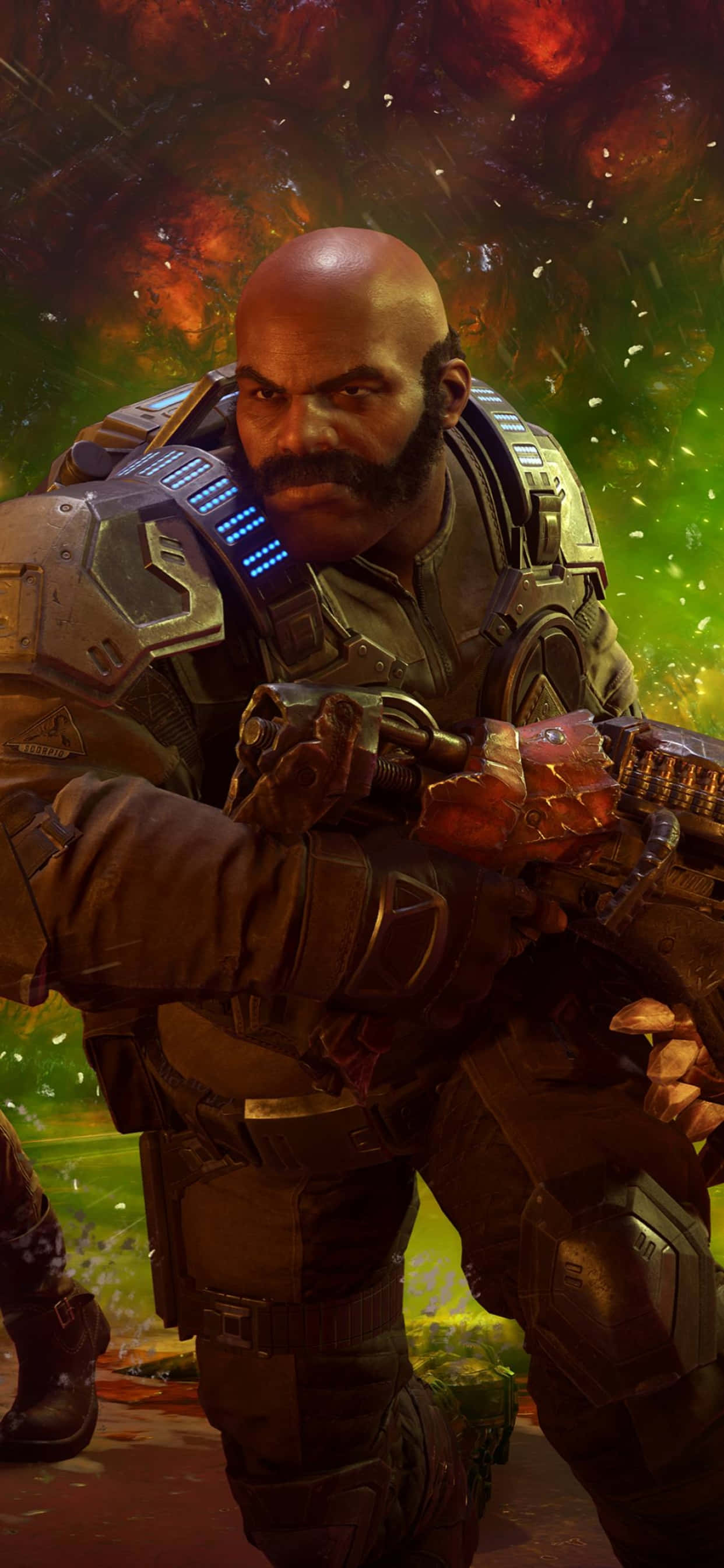 Fondo de iPhone XS Max de Gears of War 5 Jeremiah Keegan Fondos de pantalla