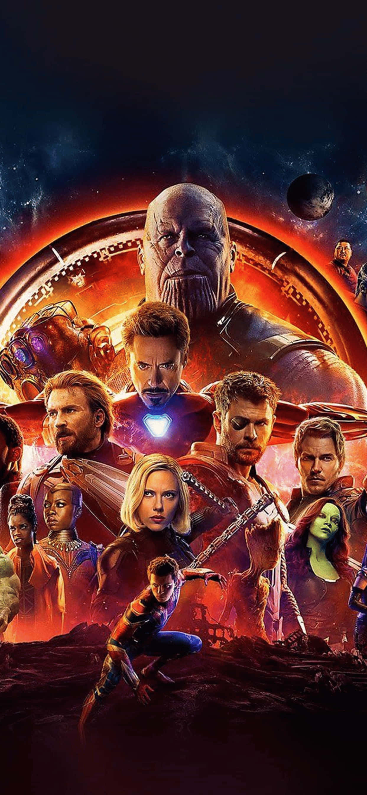 Fondo de iPhone XS Max Marvel Avengers: Infinity War Fondos de pantalla