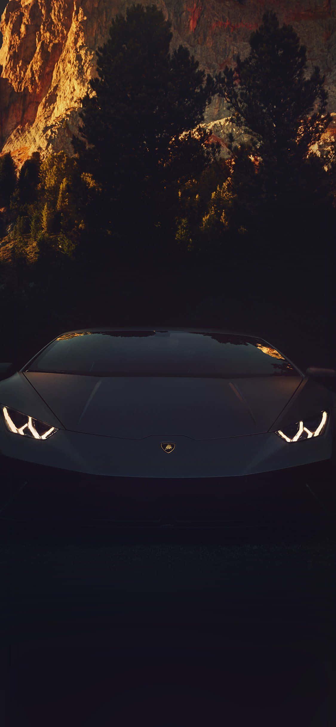 Fondo de iPhone XS Max Project Cars 2 con Lamborghini Aventador completamente negro Fondos de pantalla