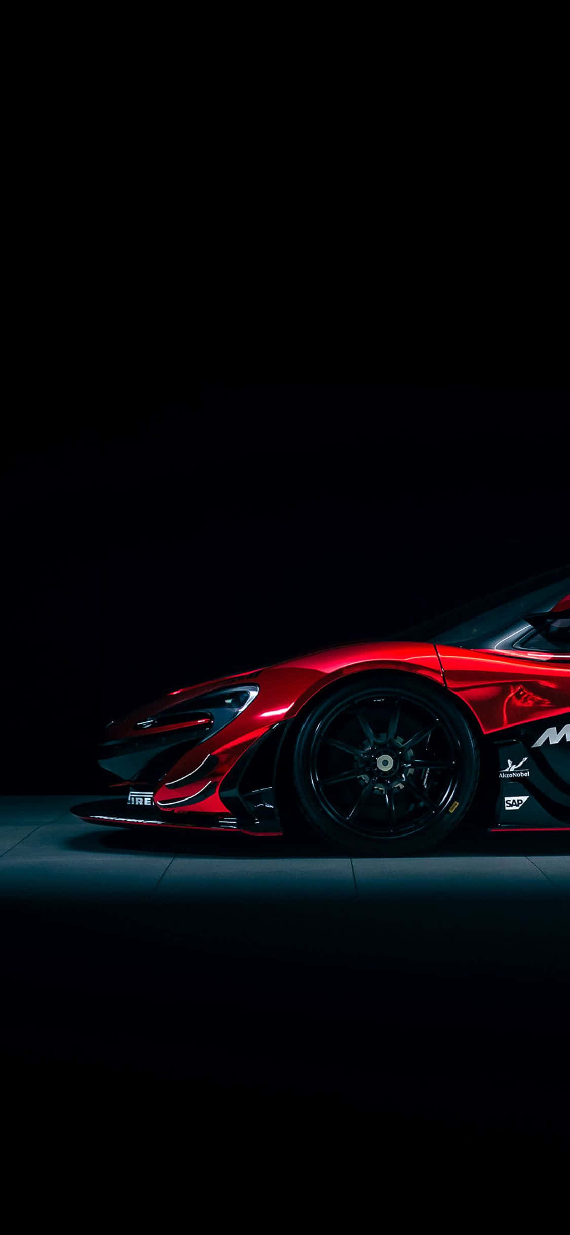 Fondo de iPhone XS Max Project Cars 2 con McLaren P1 GTR rojo Fondos de pantalla