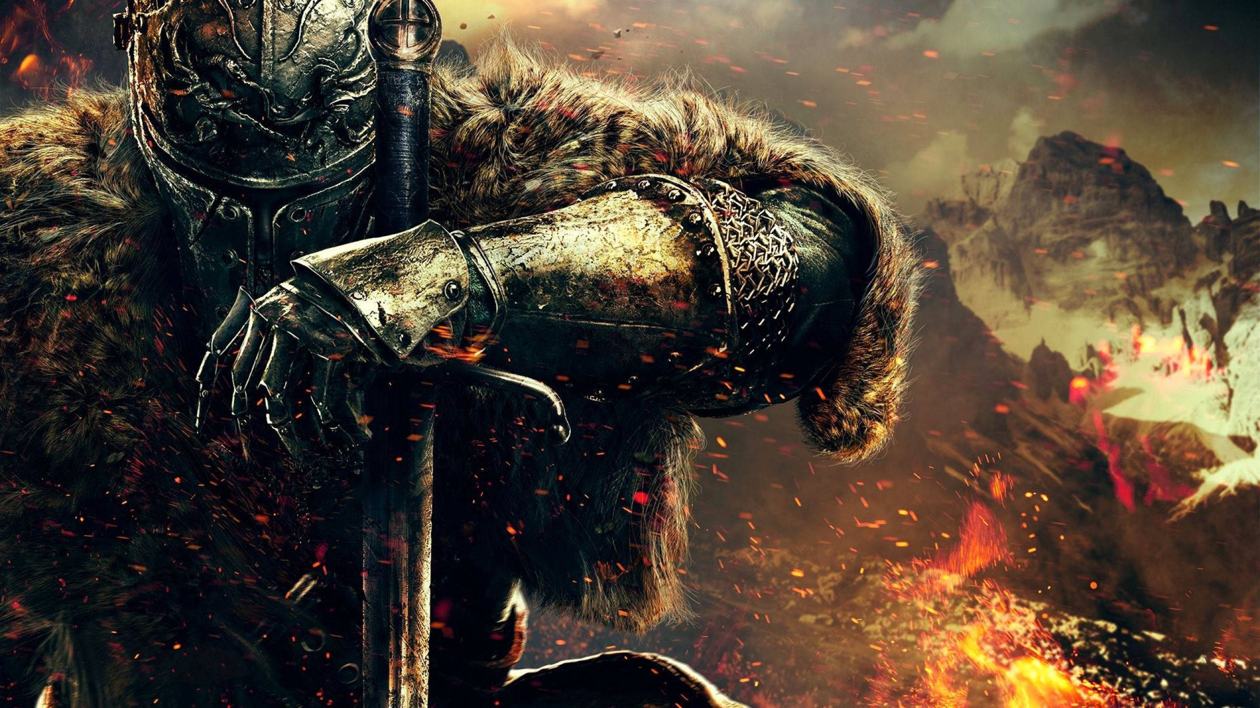 Fondo de juego 1440p del Caballero de Dark Souls Fondos de pantalla