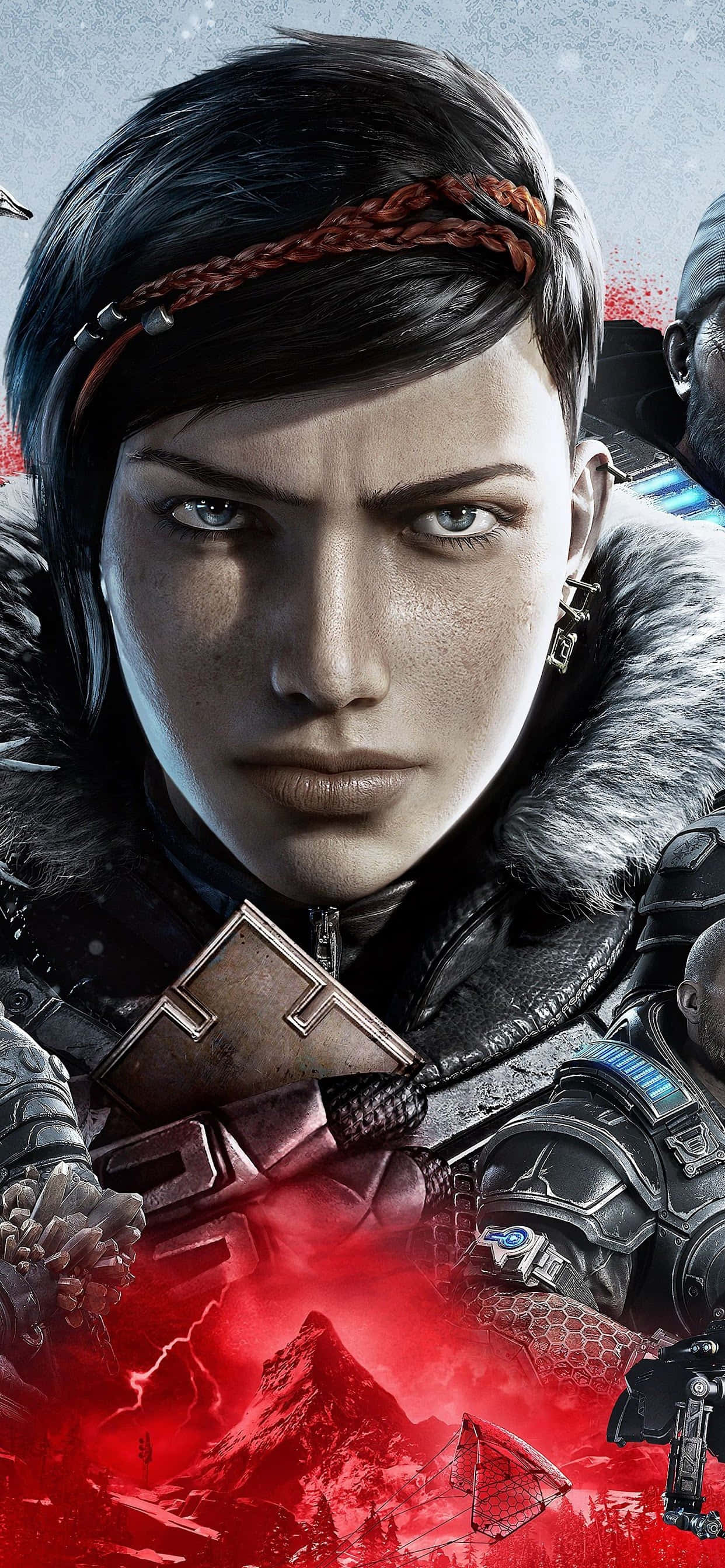 Fondo de Kait seria de Gears of War 5 para iPhone XS Max Fondos de pantalla