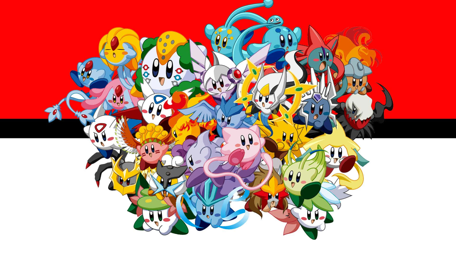 Fondo de Kirby versión Pokémon Fondos de pantalla
