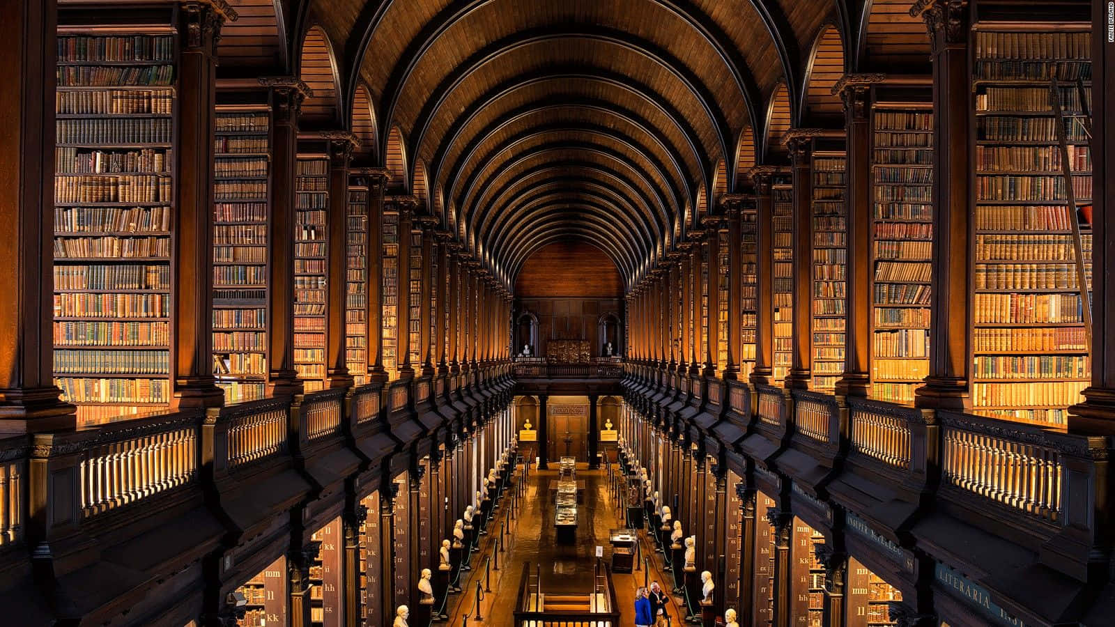 Fondo de la Antigua Biblioteca de Dublín Fondos de pantalla