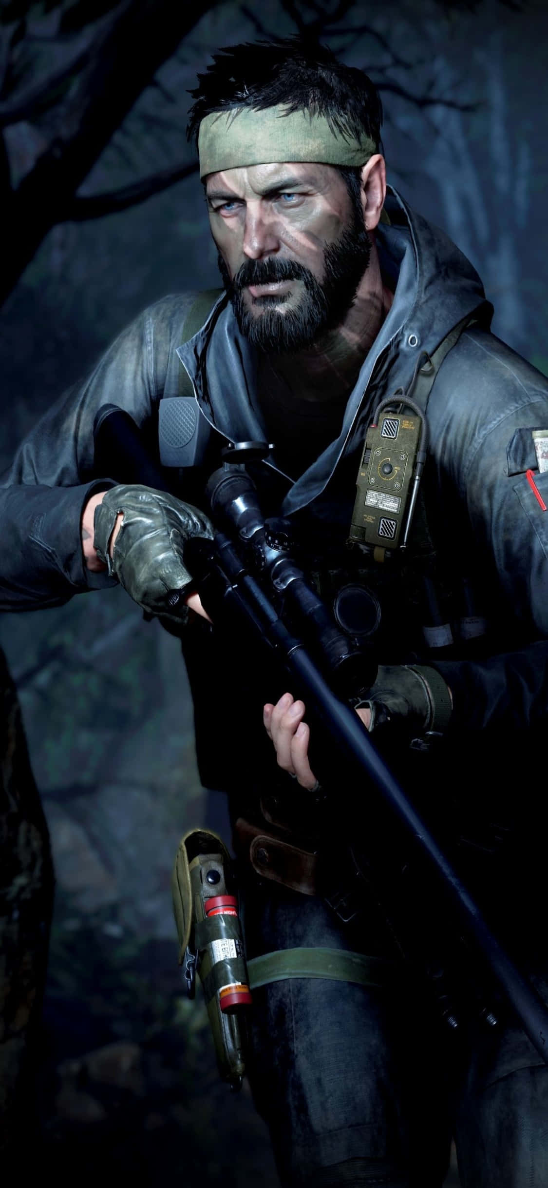 Fondo de la Piel de Woods de Call of Duty Black Ops Cold War para iPhone XS Fondos de pantalla