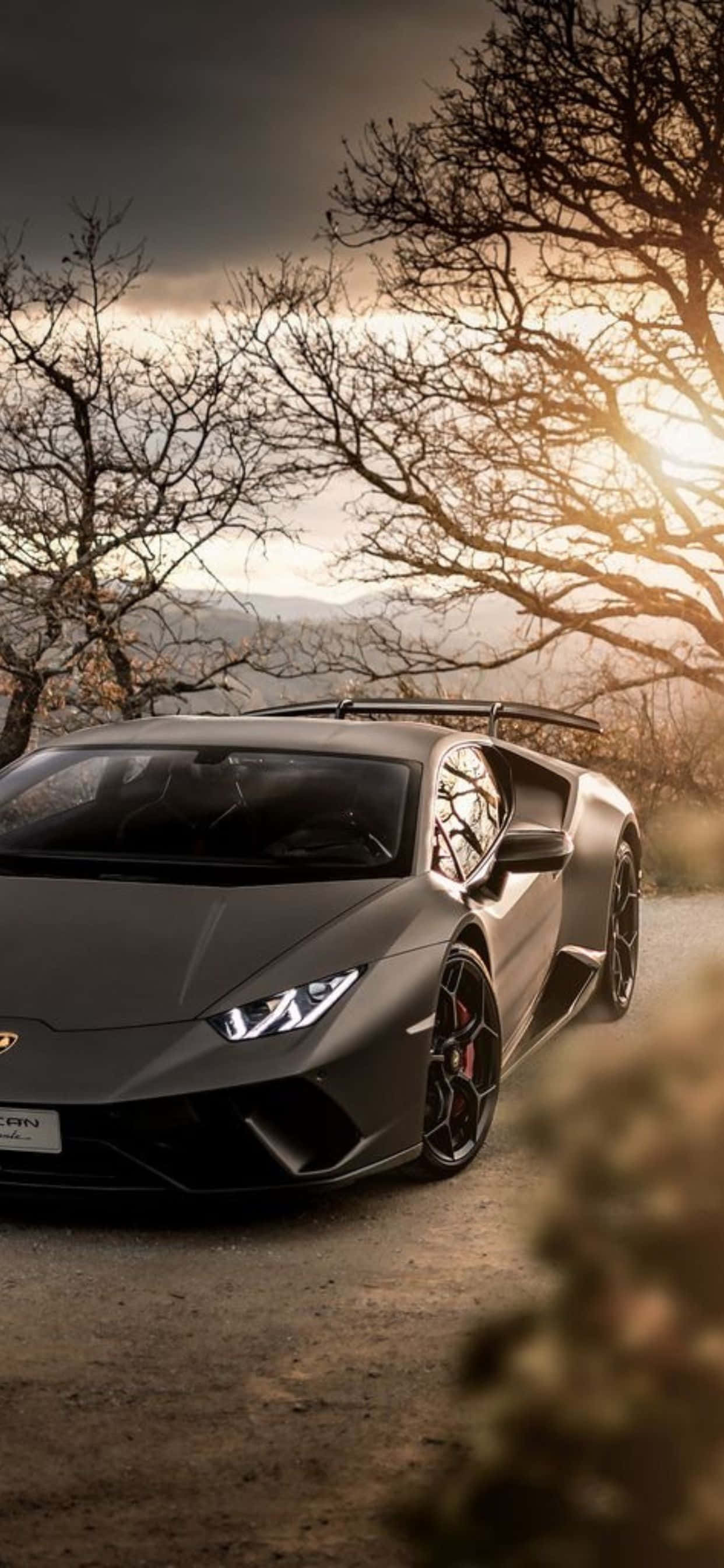 iPhone XS Max Fondo Lamborghini Huracán Gris Fondos de pantalla