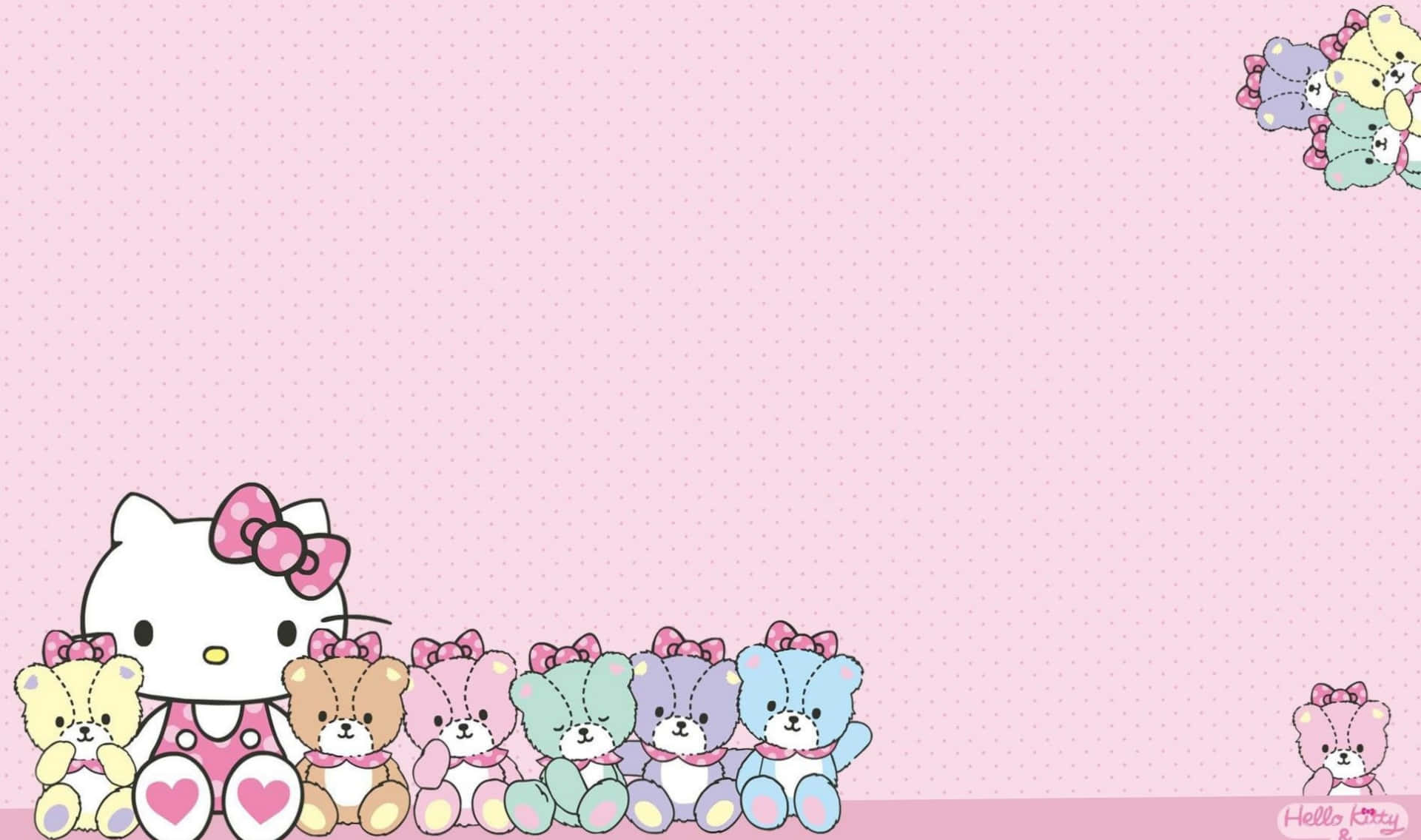 Fondo de laptop encantador de Hello Kitty Fondos de pantalla