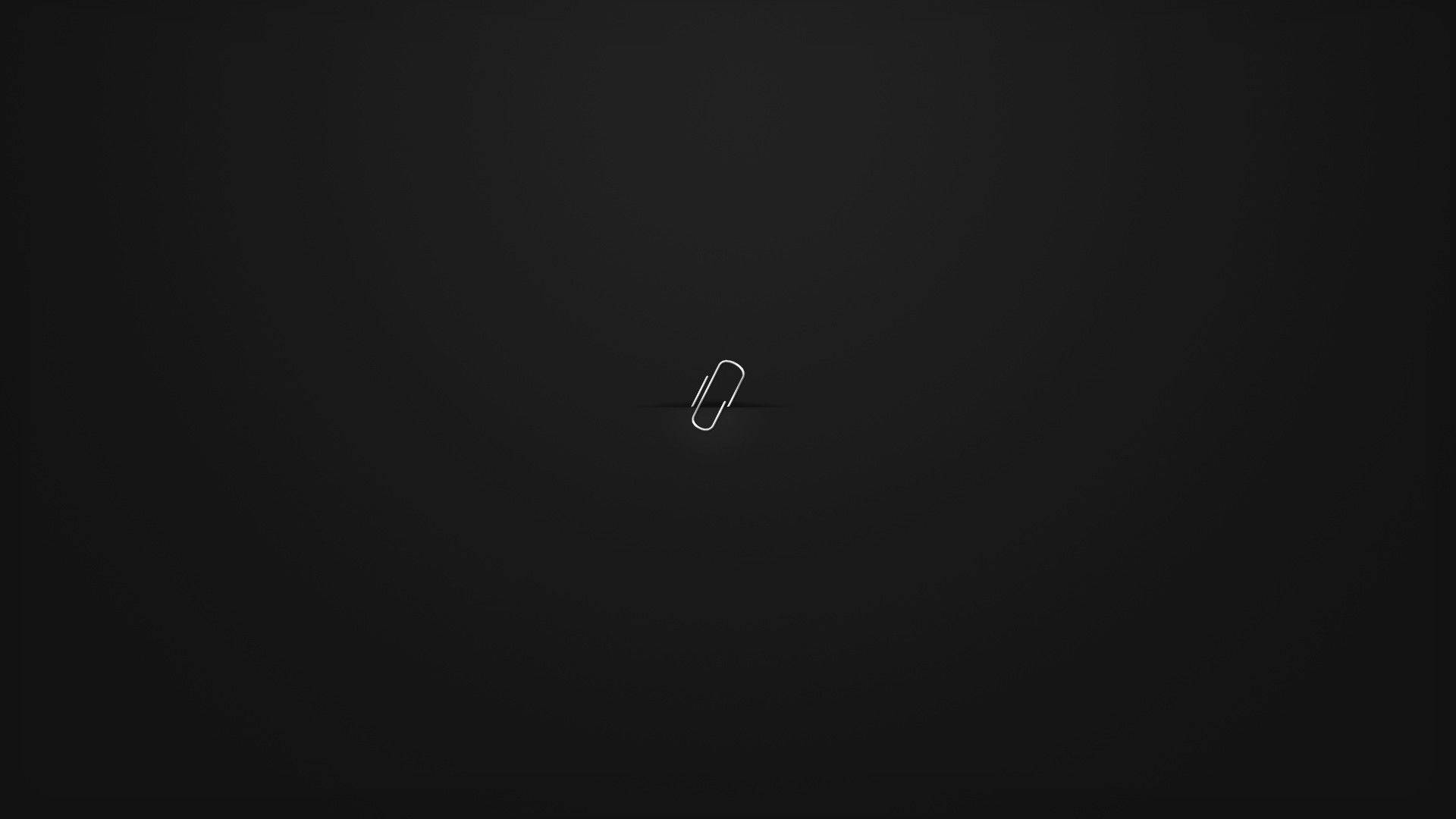 Fondo de laptop minimalista con clip de papel Fondos de pantalla