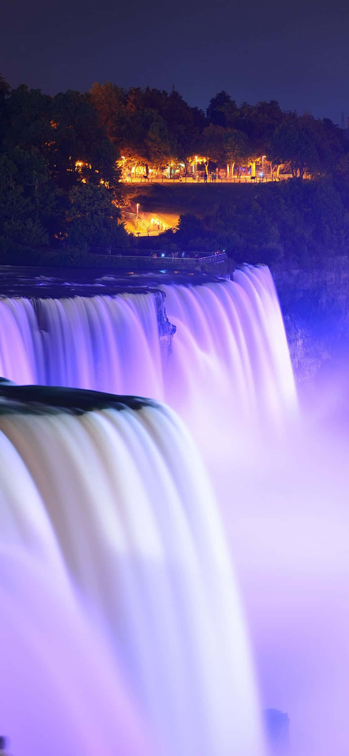 Fondo de las Cataratas del Niágara Brillantes para iPhone X Fondos de pantalla