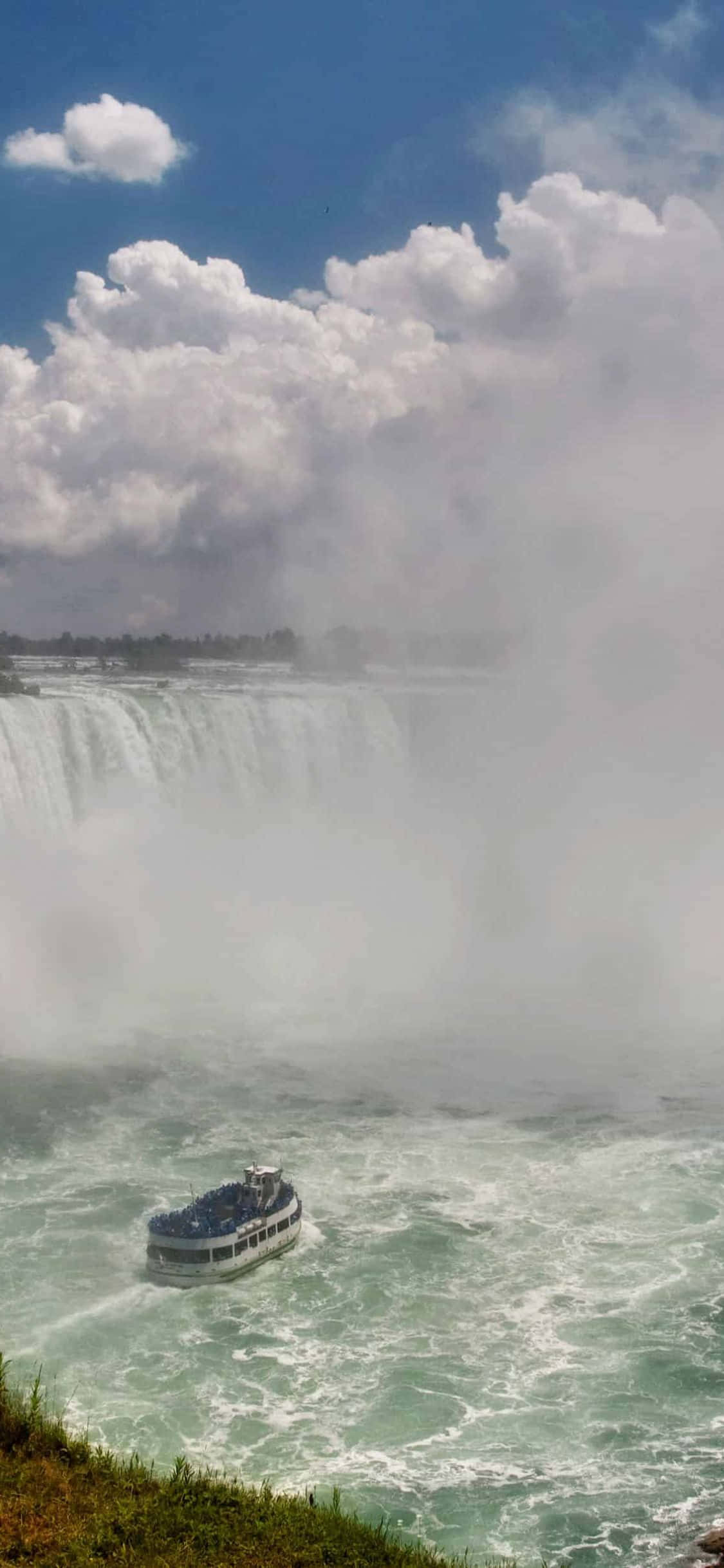 Fondo de las Cataratas del Niágara en Ontario para iPhone X Fondos de pantalla