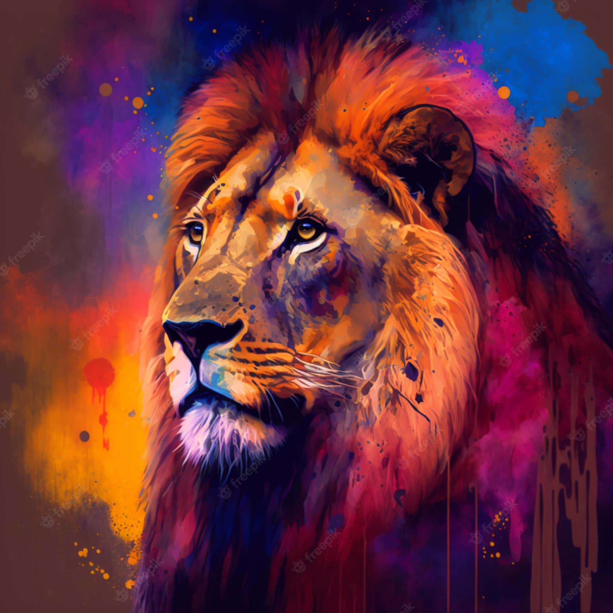 Fondo de León Galáctico Fondos de pantalla