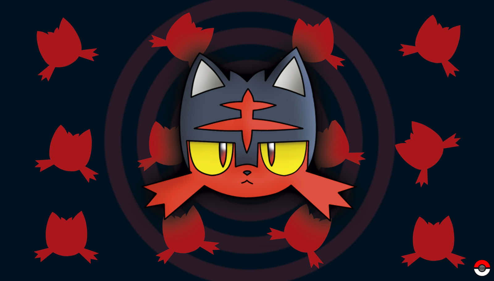 Fondo de Litten con patrón abstracto Fondos de pantalla