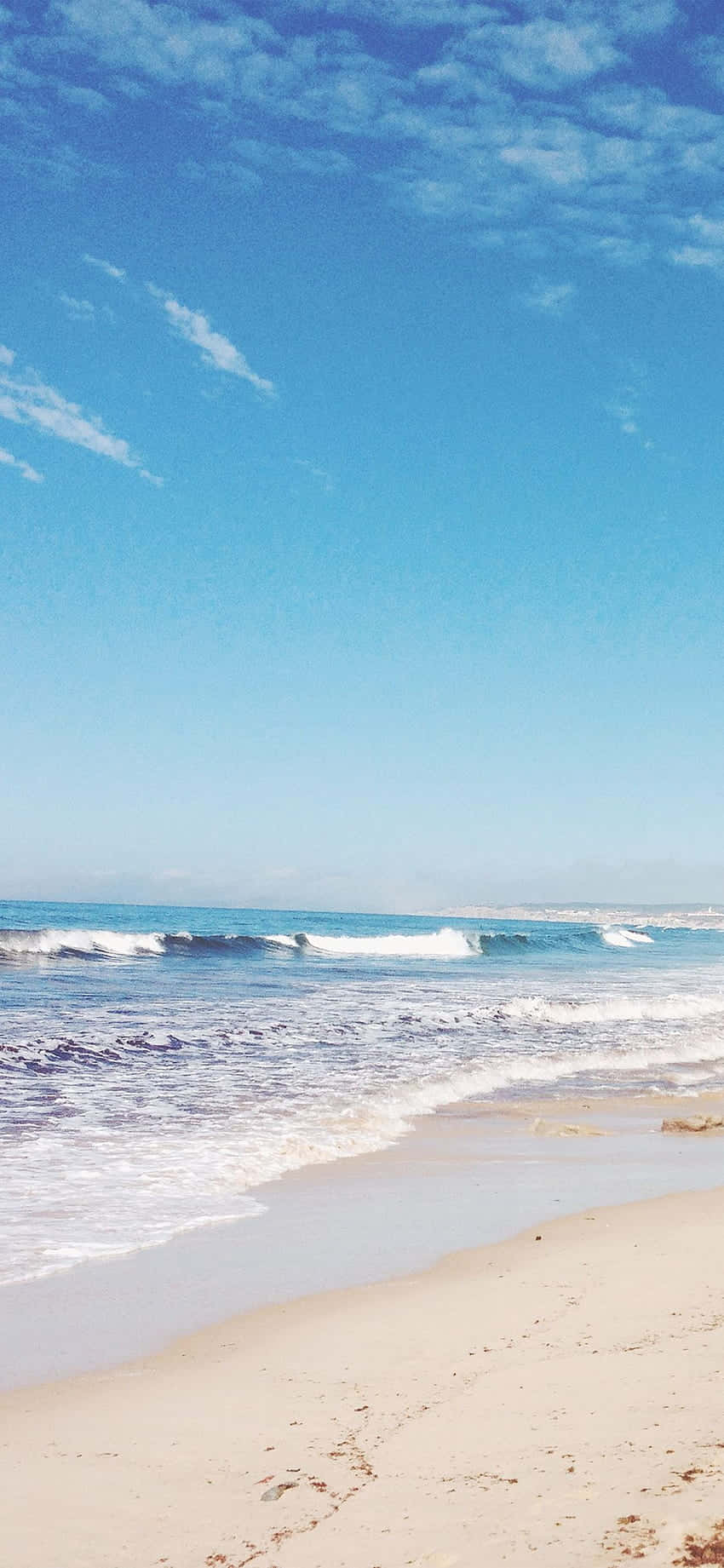 Fondo de Malibú para iPhone X con arena blanca Fondos de pantalla