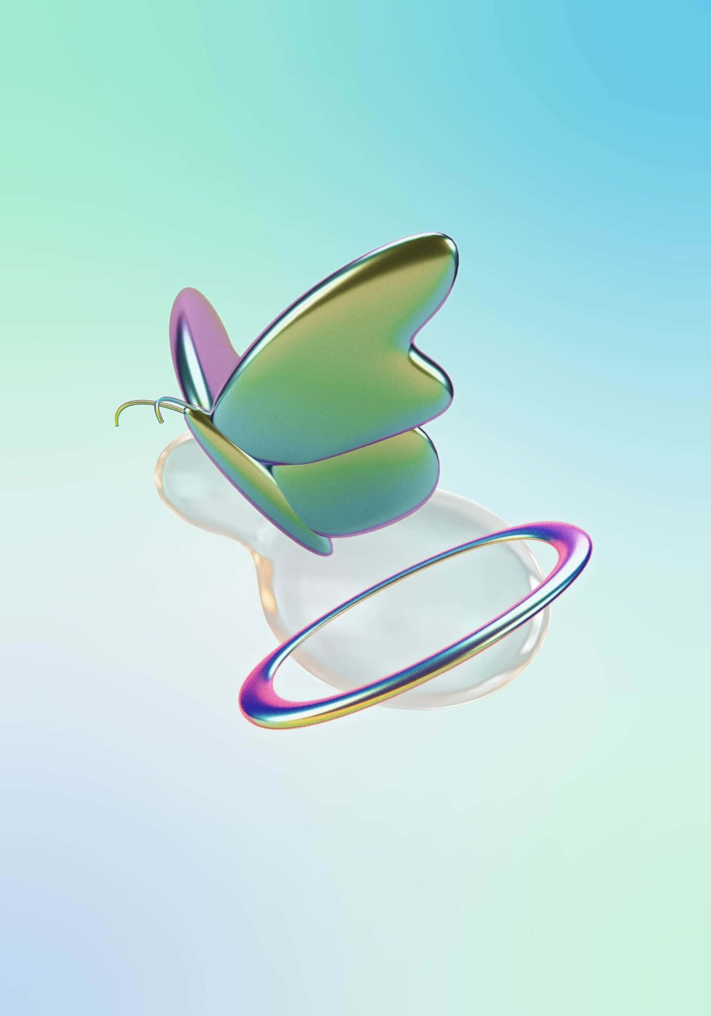 Fondo de Mariposa 3D Brillante y Genial Fondos de pantalla