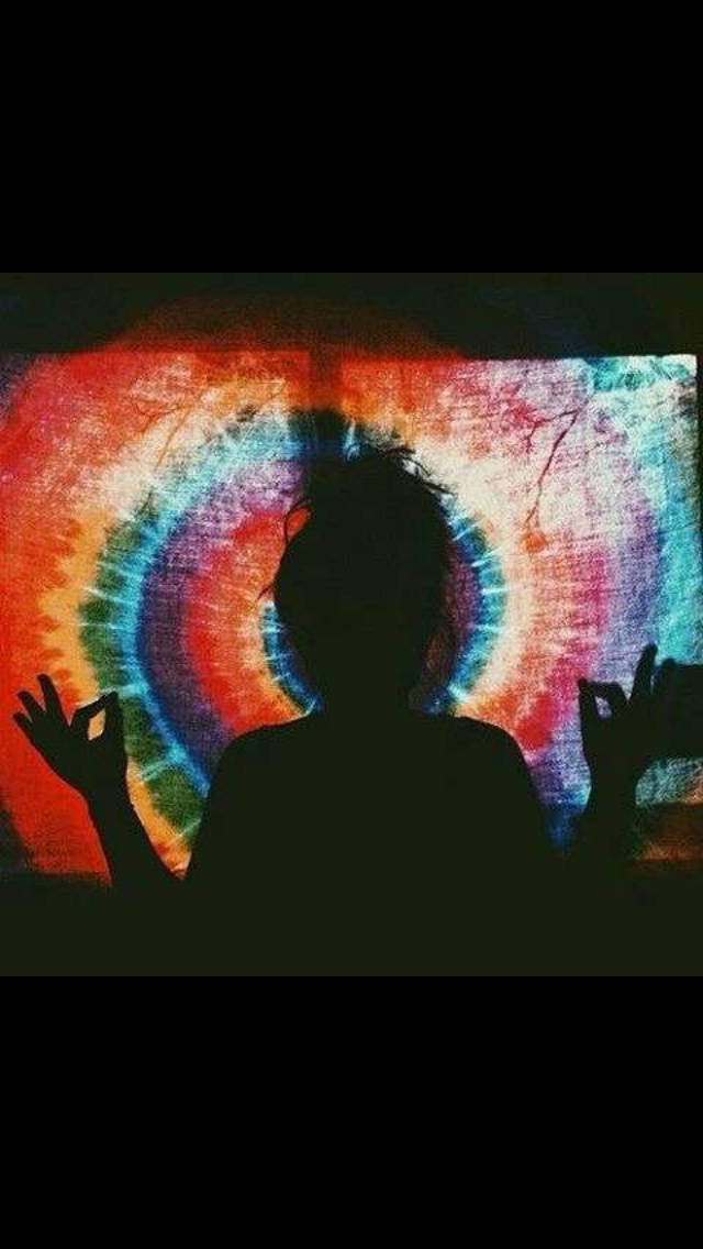 Fondo de Meditación Estilo Psicodélico con Tie-dye Fondos de pantalla