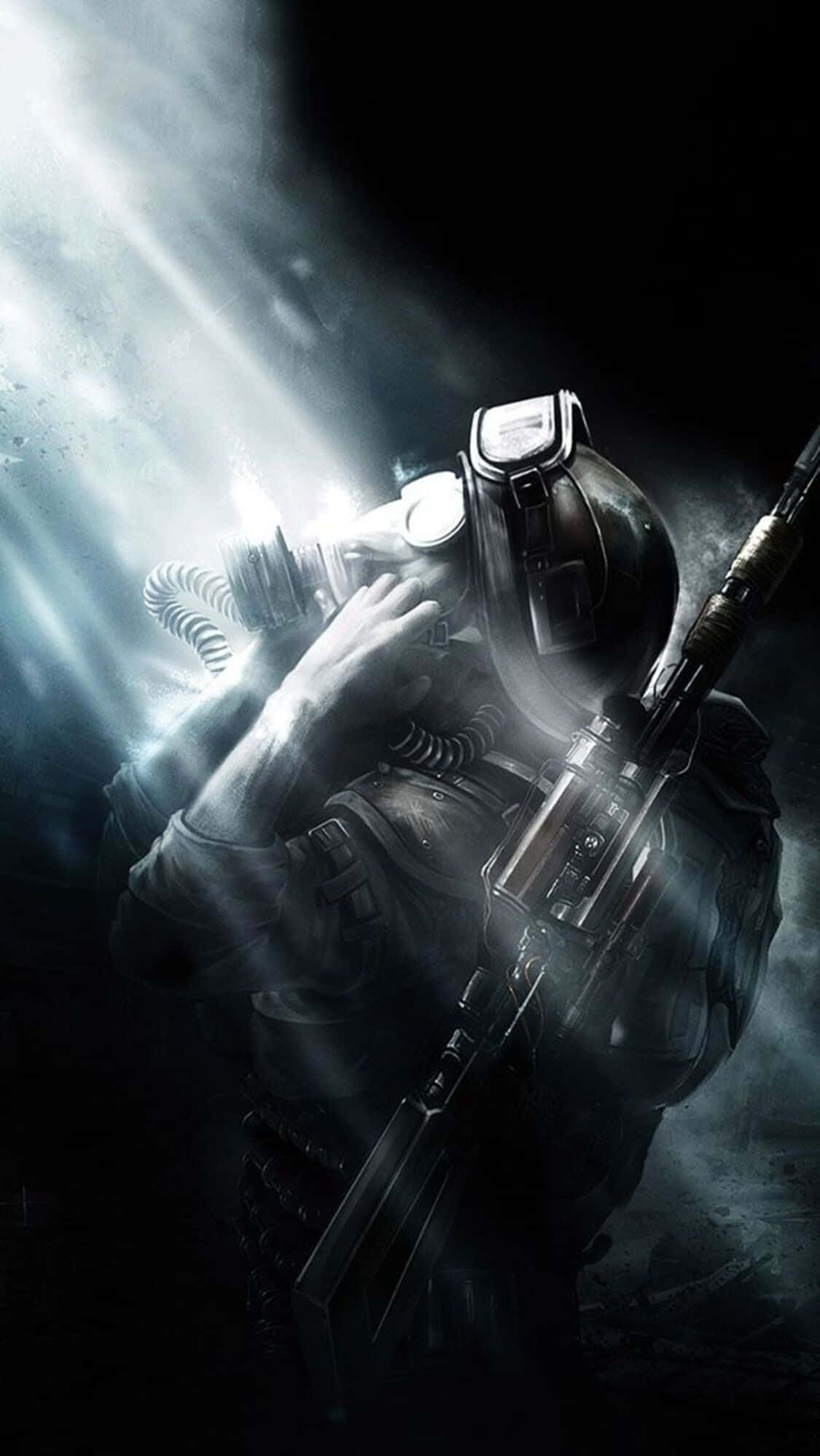 Fondo de Metro Last Light para iPhone X con luz brillante Fondos de pantalla