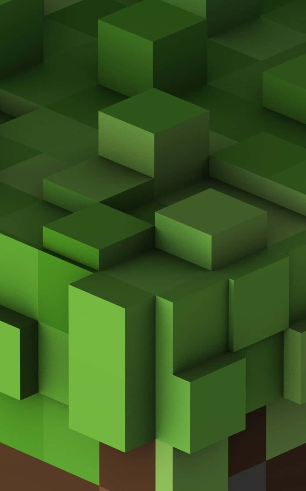Fondo de Minecraft para Pixel 3xl con Formas de Pasto Fondos de pantalla