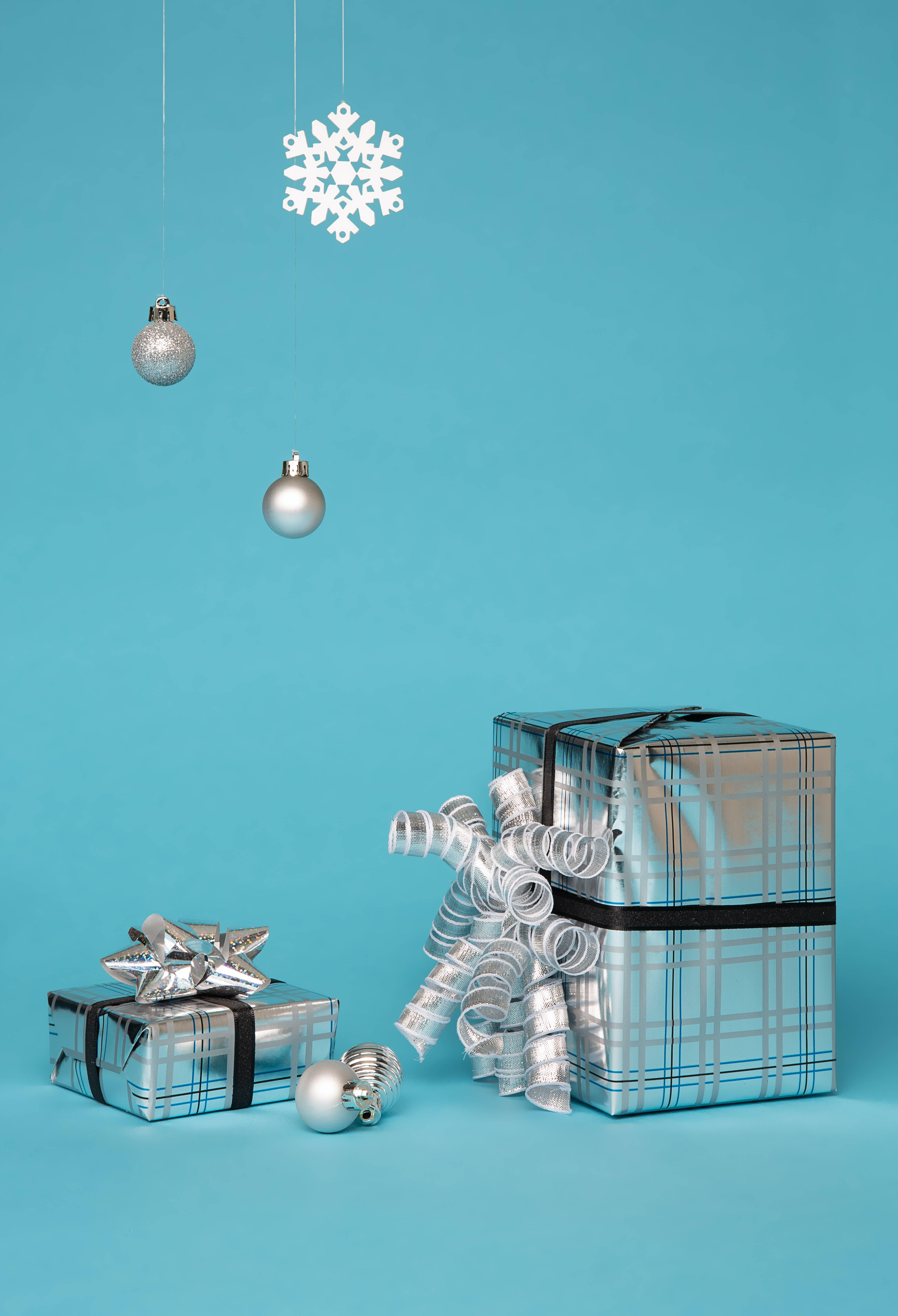 Fondo de Navidad en Verde Azulado de Alta Resolución Fondos de pantalla