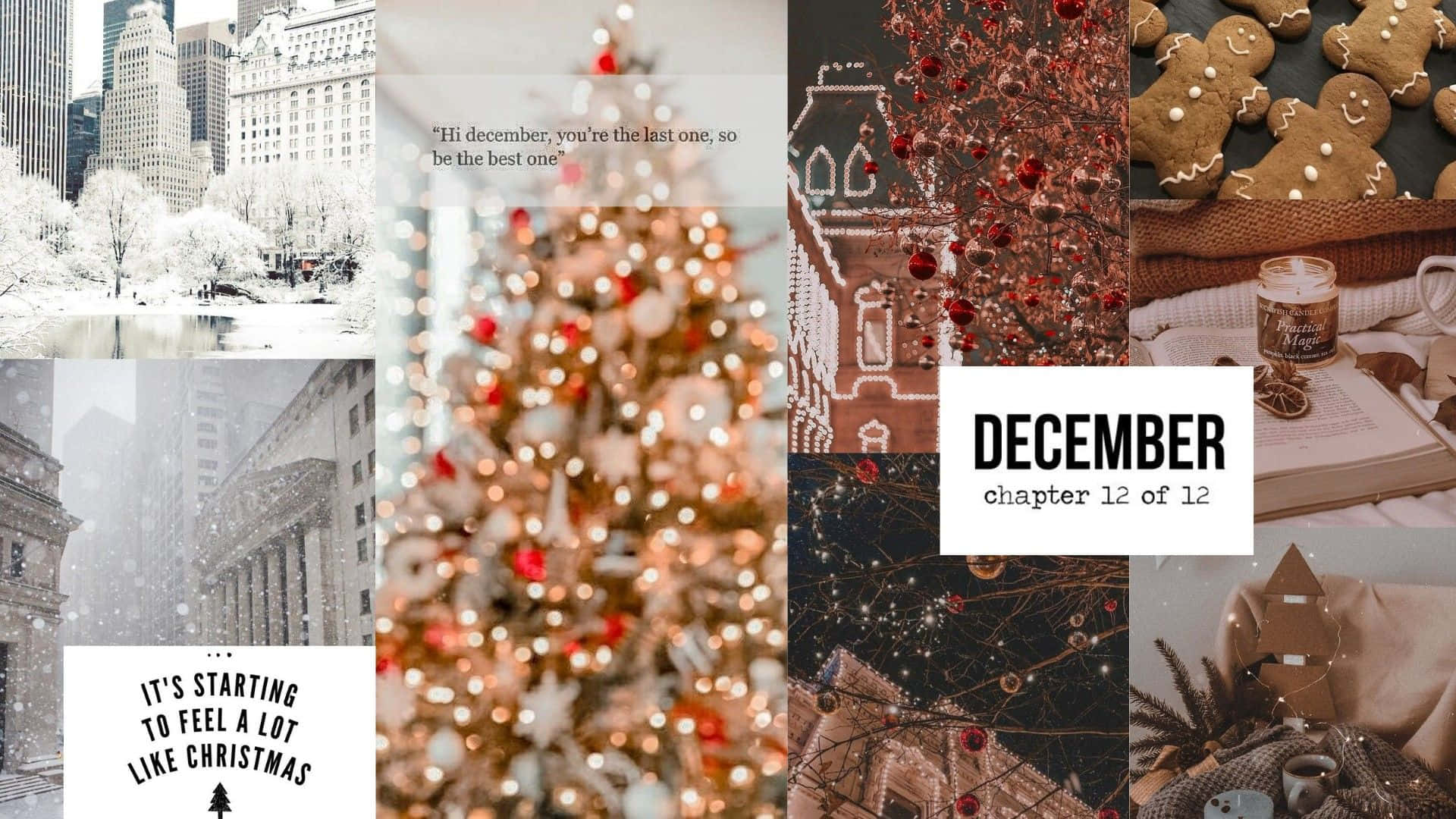 Fondo de Navidad para Laptop con Vibraciones de Diciembre Fondos de pantalla