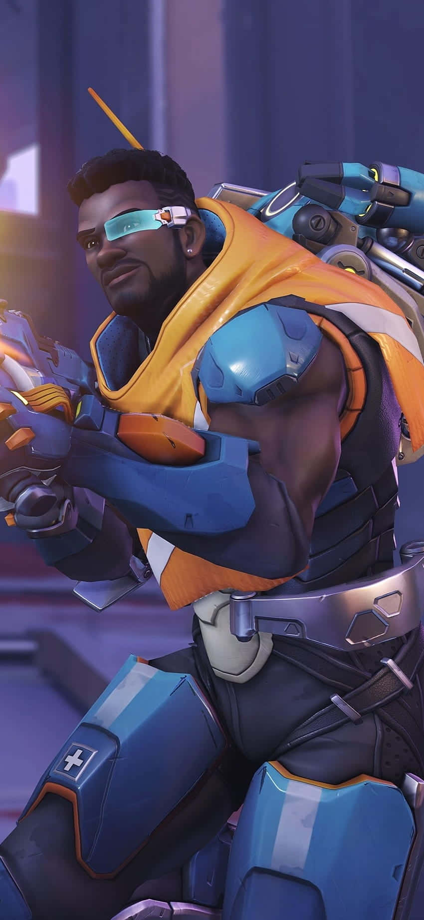 Fondo de Overwatch para iPhone Xs Max con Baptiste Sonriendo Fondos de pantalla