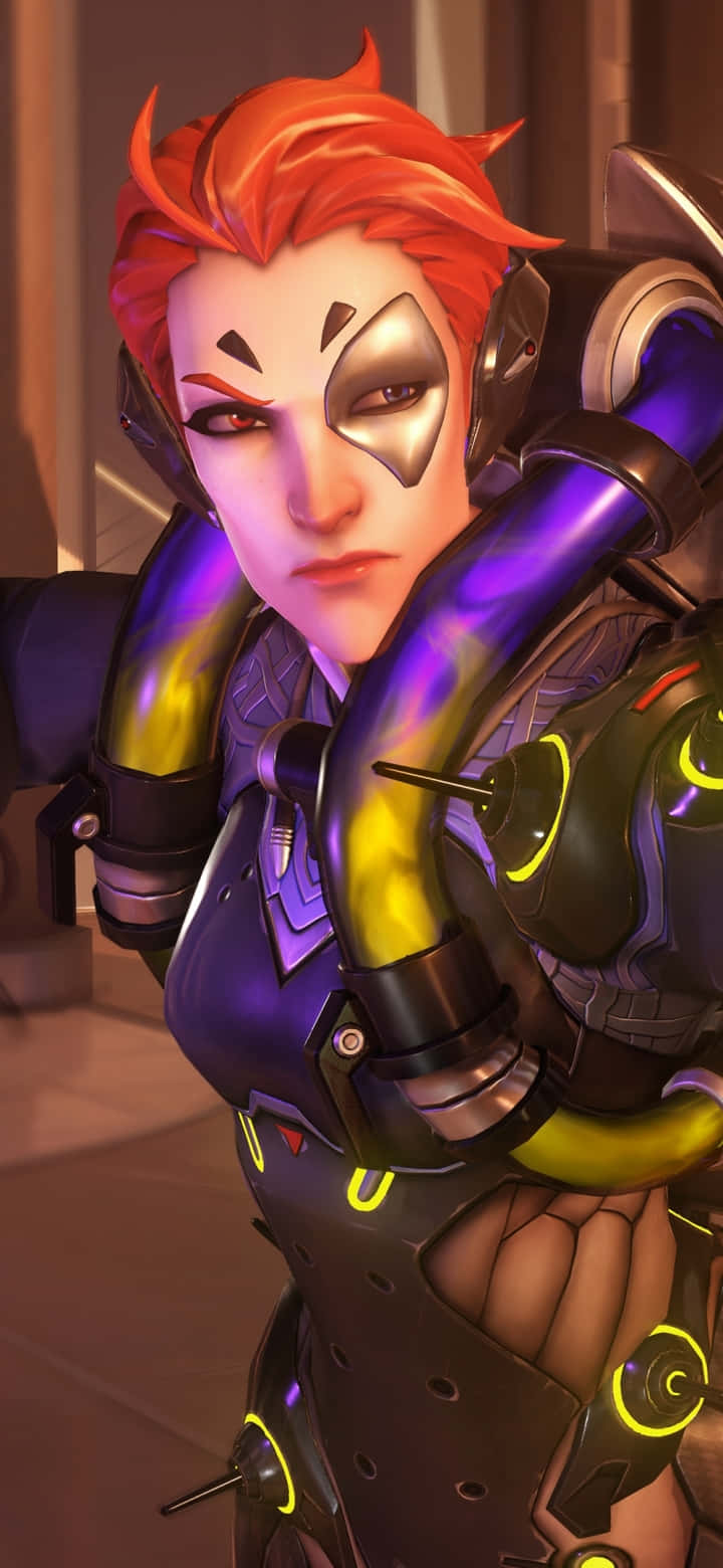 Fondo de Overwatch para Pixel 3 con Moira Fondos de pantalla