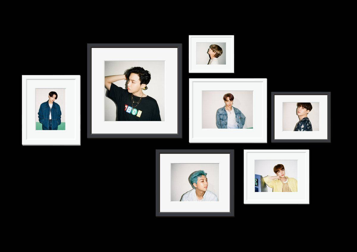 Fondo de pantalla Polaroid de BTS para escritorio Fondos de pantalla