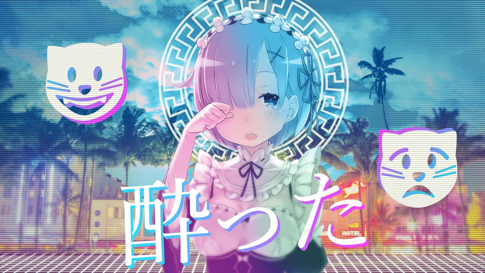 Fondo de pantalla estético de Rem para laptop