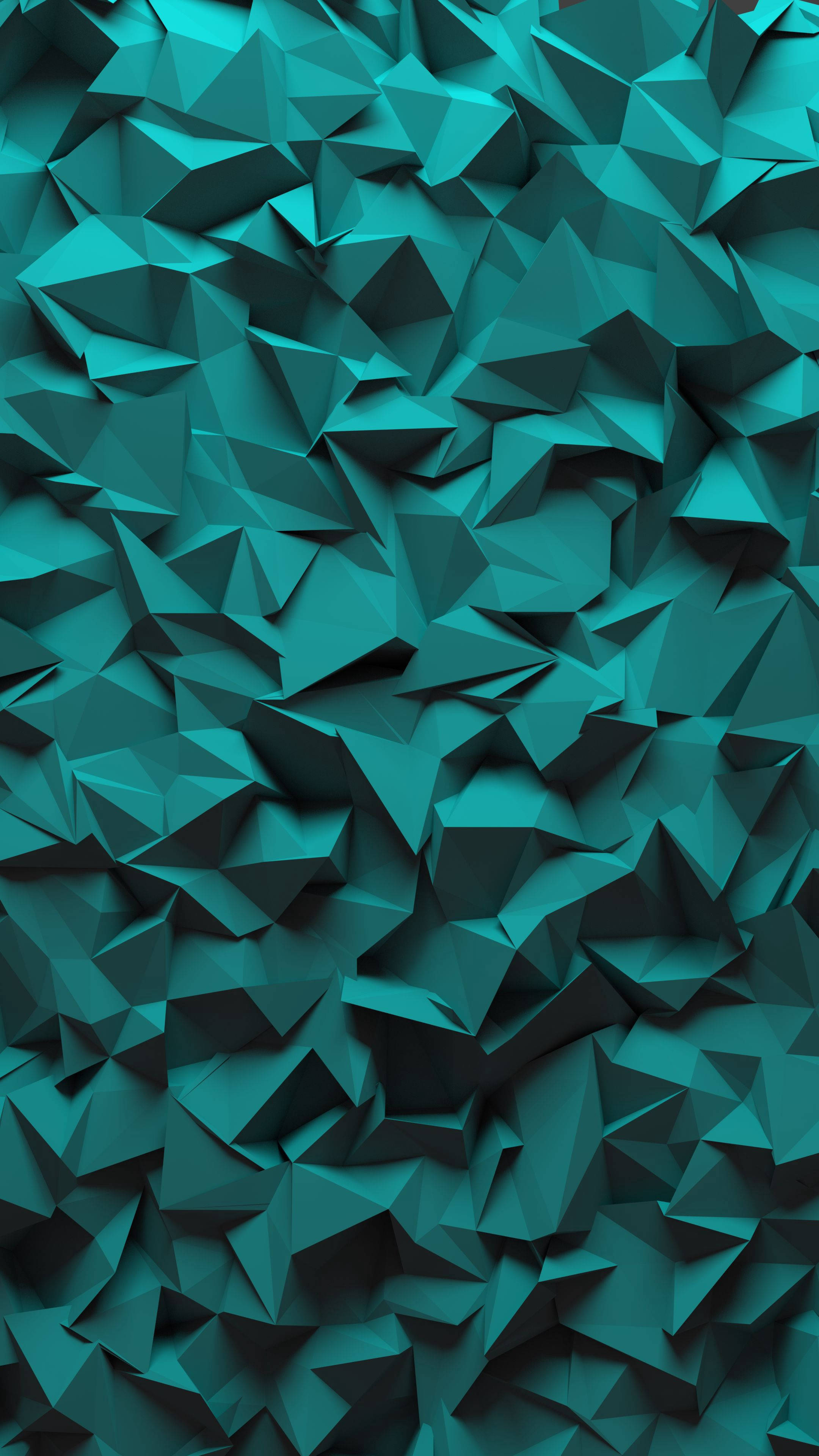 Fondo de pantalla geométrico verde oscuro simple para teléfono Fondos de pantalla