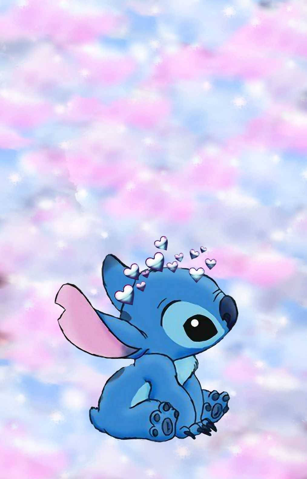Fondo de pantalla pastel de Lilo y Stitch para iPhone Fondos de pantalla
