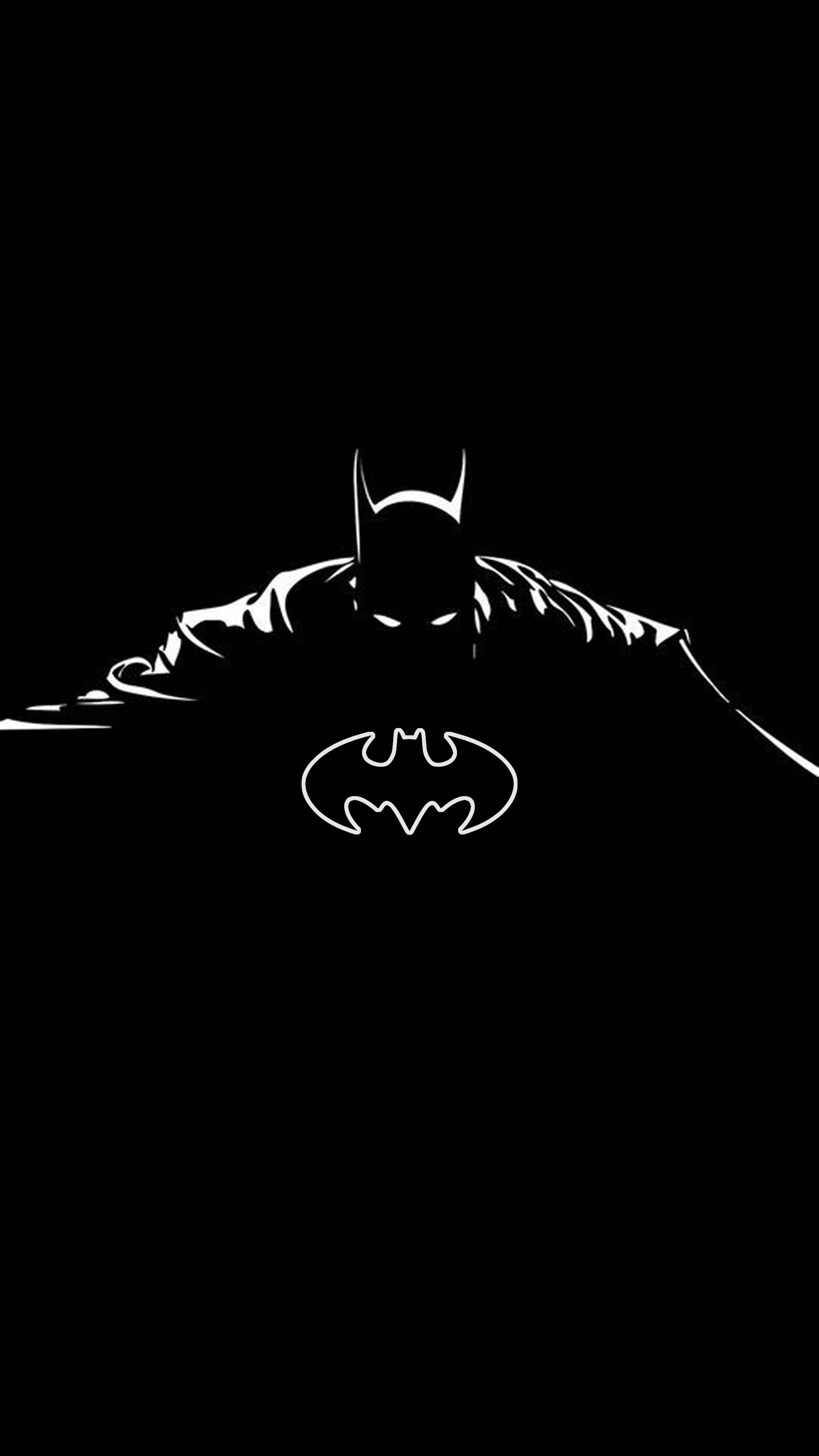 Silueta del logo de Batman para iPhone — Batman Fondos de pantalla