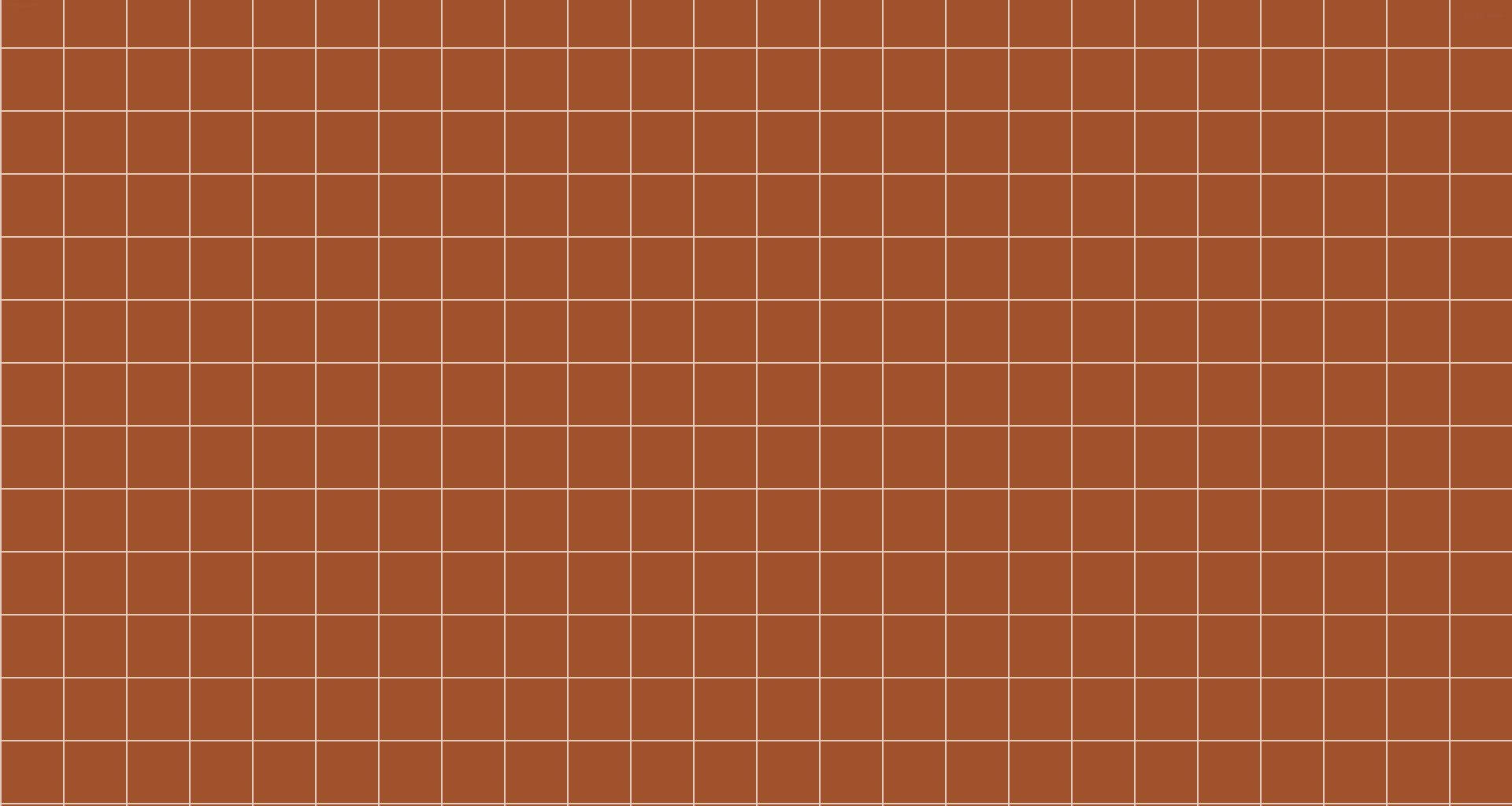 Fondo de pantalla para laptop con cuadrícula estética marrón Fondos de pantalla