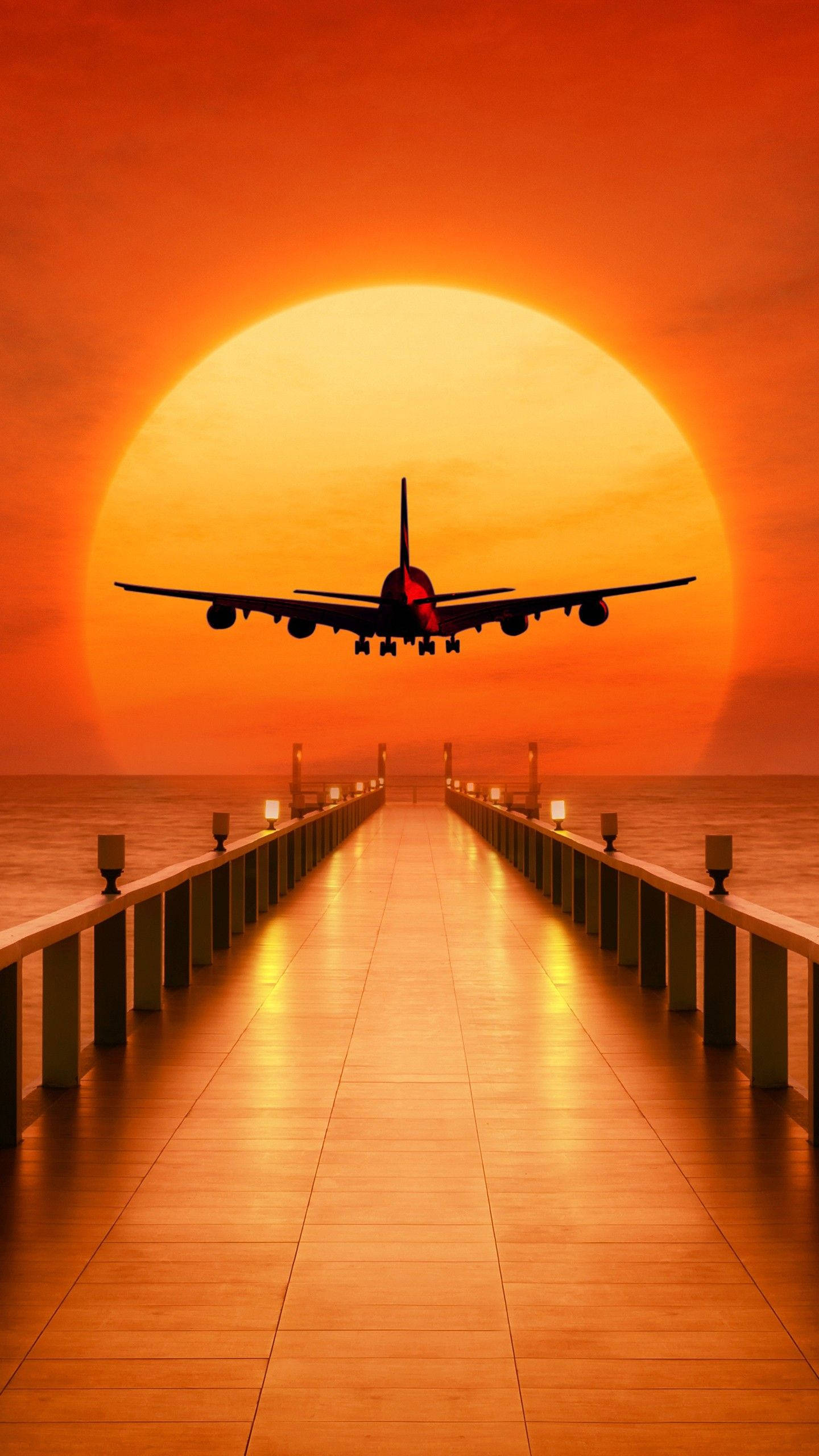 Fondo de pantalla de atardecer para iPhone Fondos de pantalla