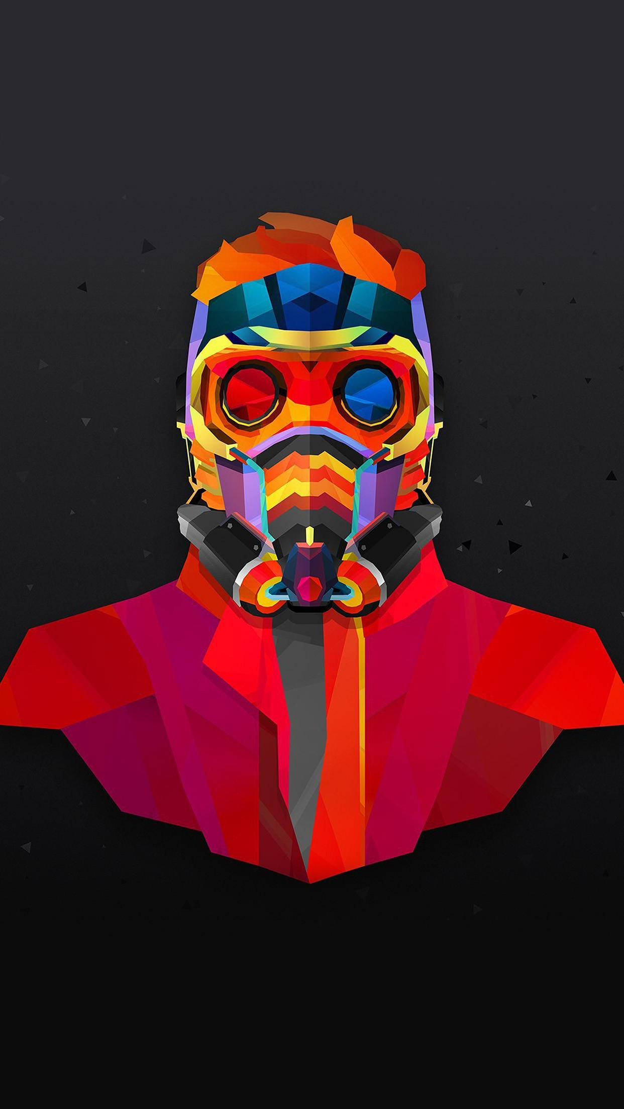Fondo de pantalla Star Lord Logo Marvel para iPhone X Fondos de pantalla