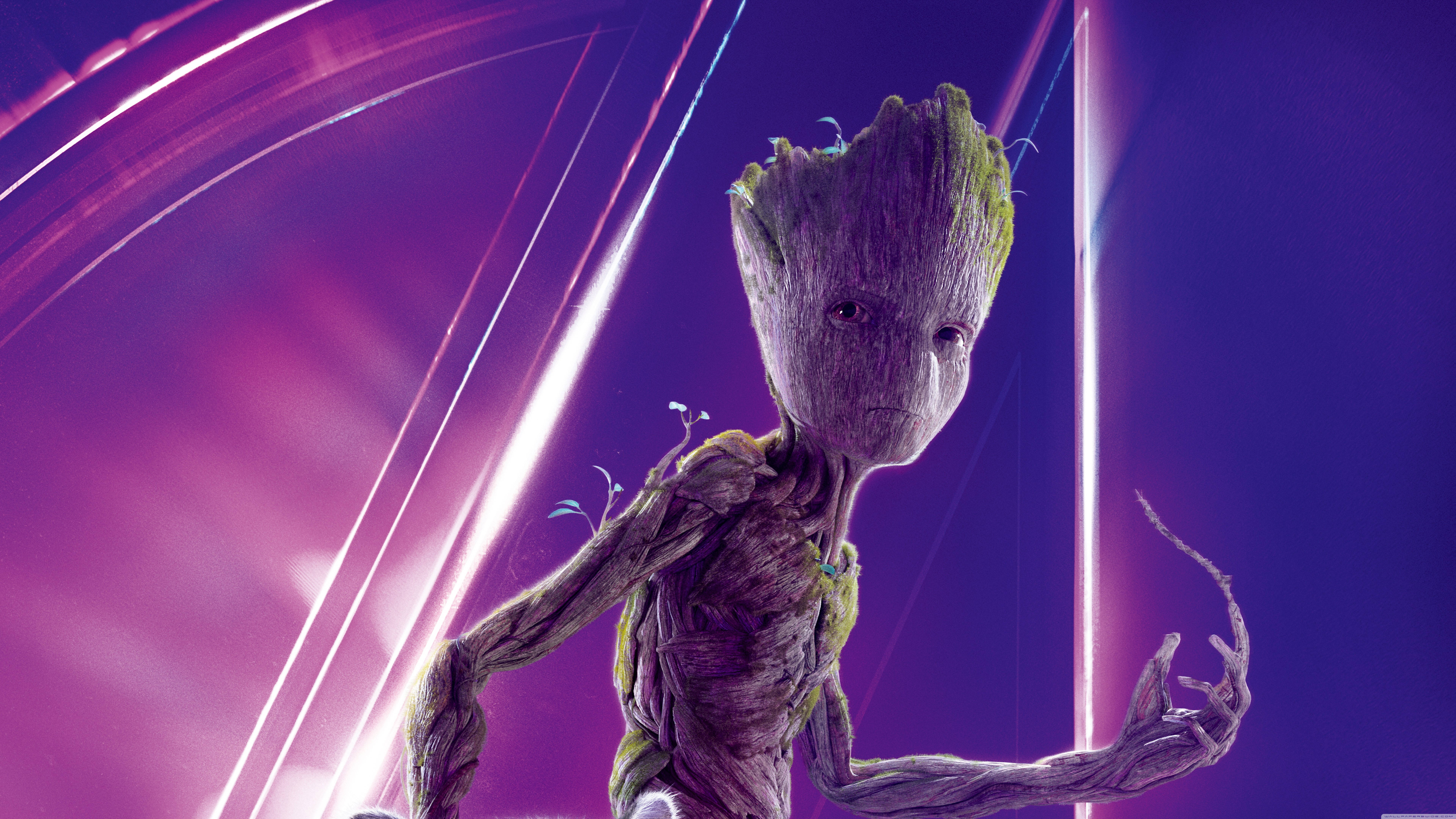 Fondo de pantalla Teenage Groot 4K Marvel para iPhone Fondos de pantalla
