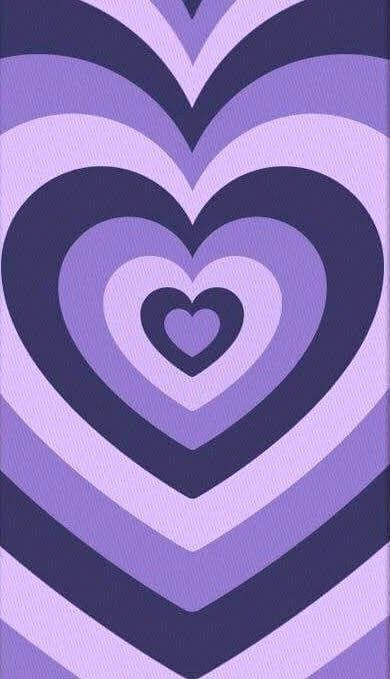 Fondo de pantalla lindo de corazón morado