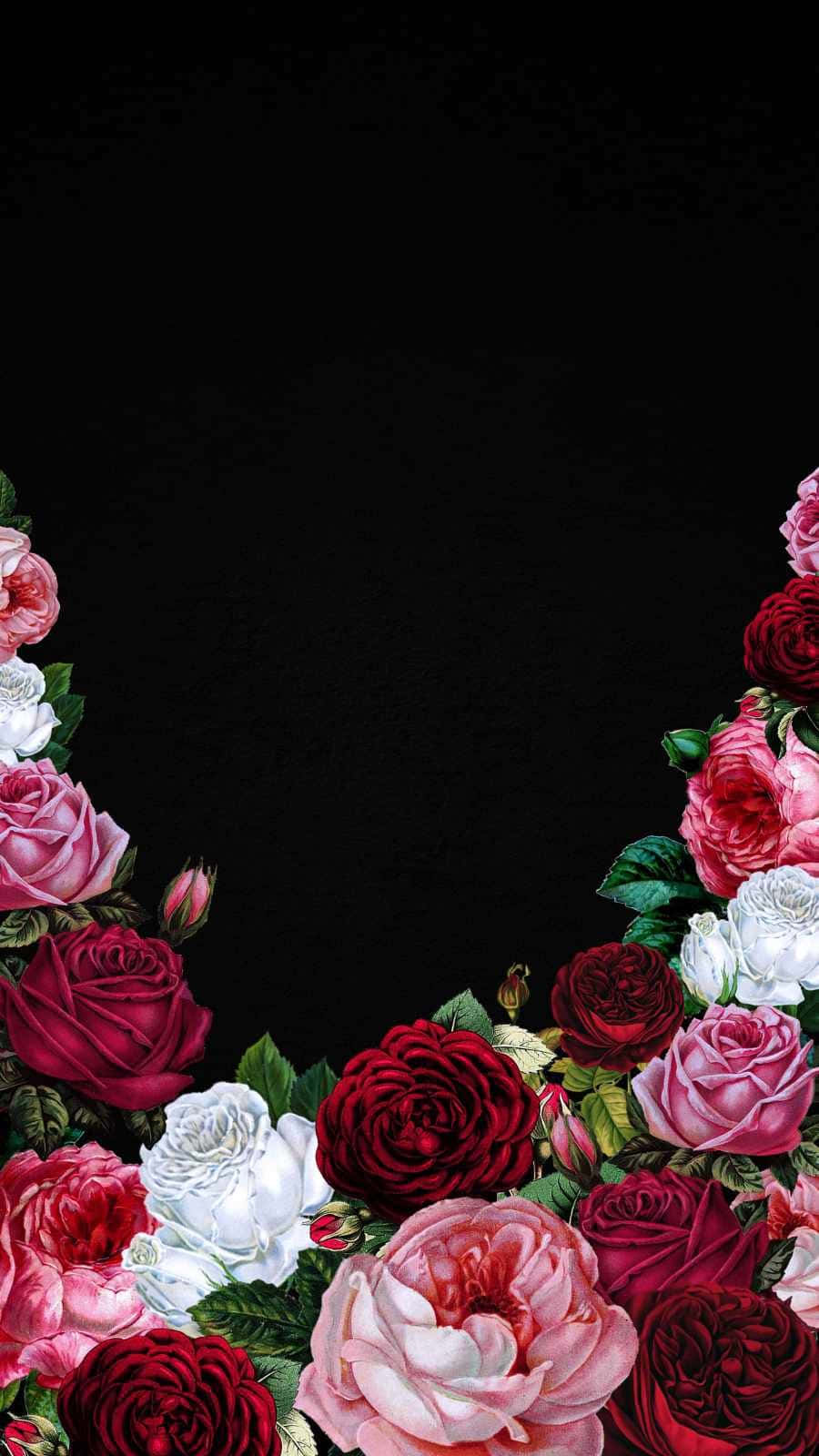 Fondo de Pantalla Floral Oscuro Encantador Fondos de pantalla