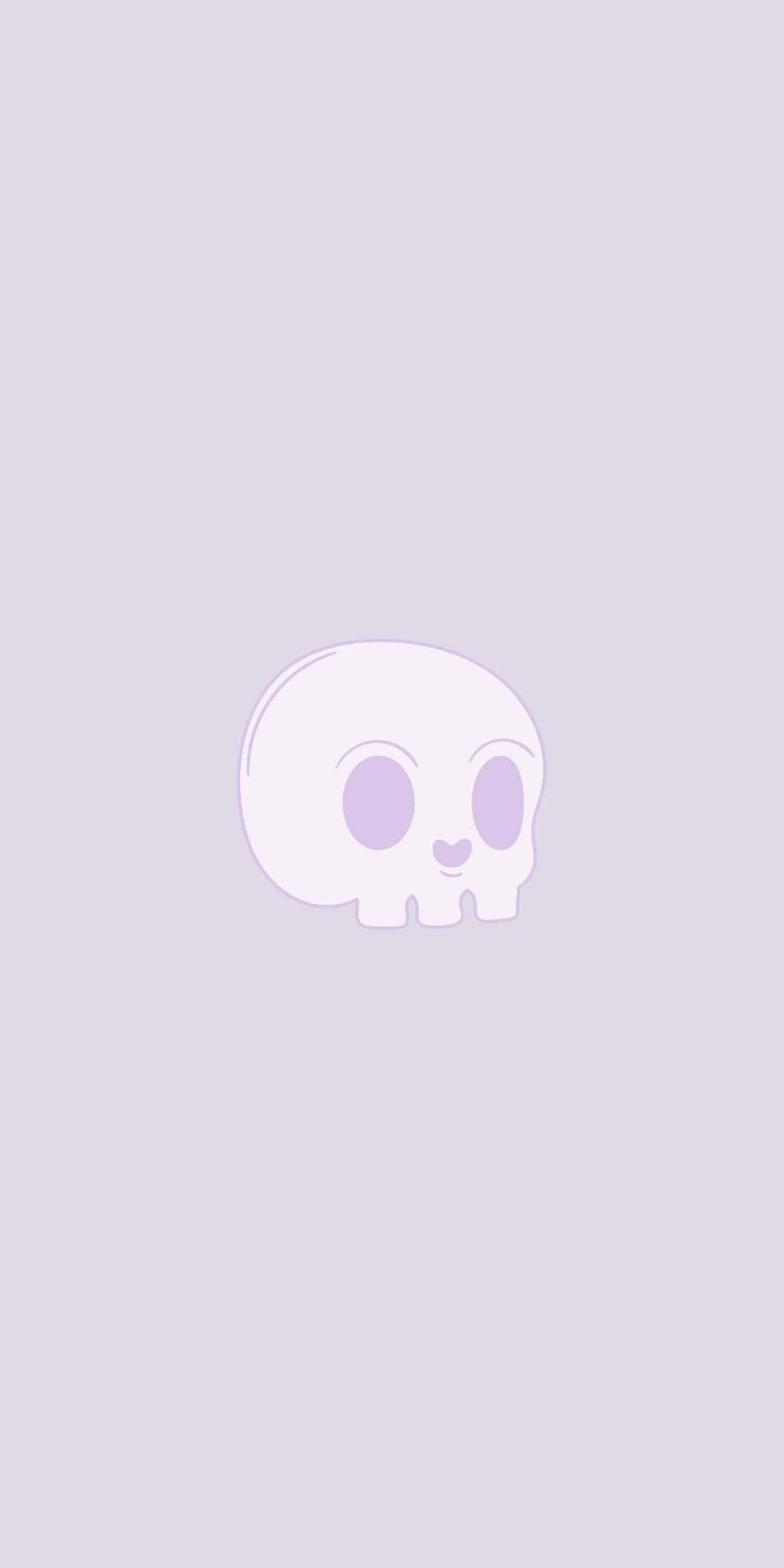 Fondo de Pantalla de Cráneo Minimalista Lindo para Pixel 3 Fondos de pantalla