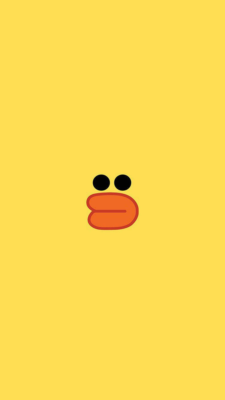Fondo de pantalla para teléfono de lindo patito amarillo Fondos de pantalla