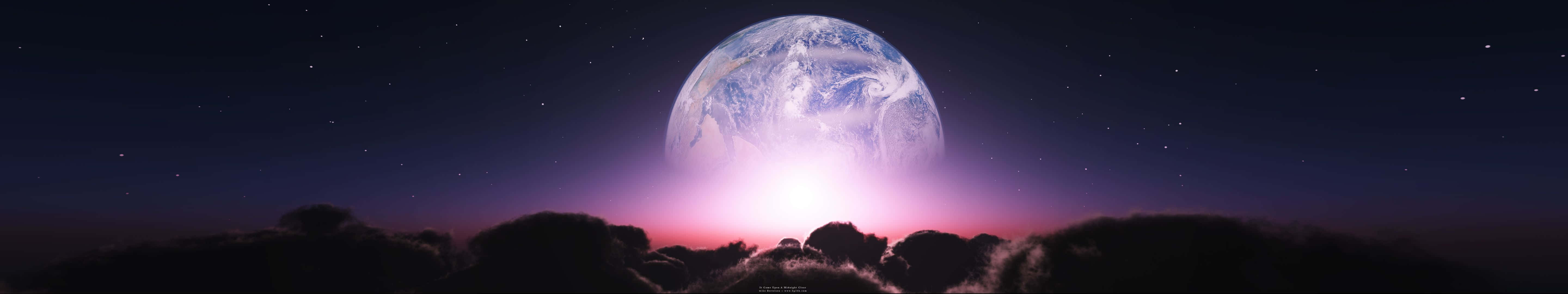 Fondo de Pantalla Hechizante de Luna para Monitor Pixel 3 Fondos de pantalla