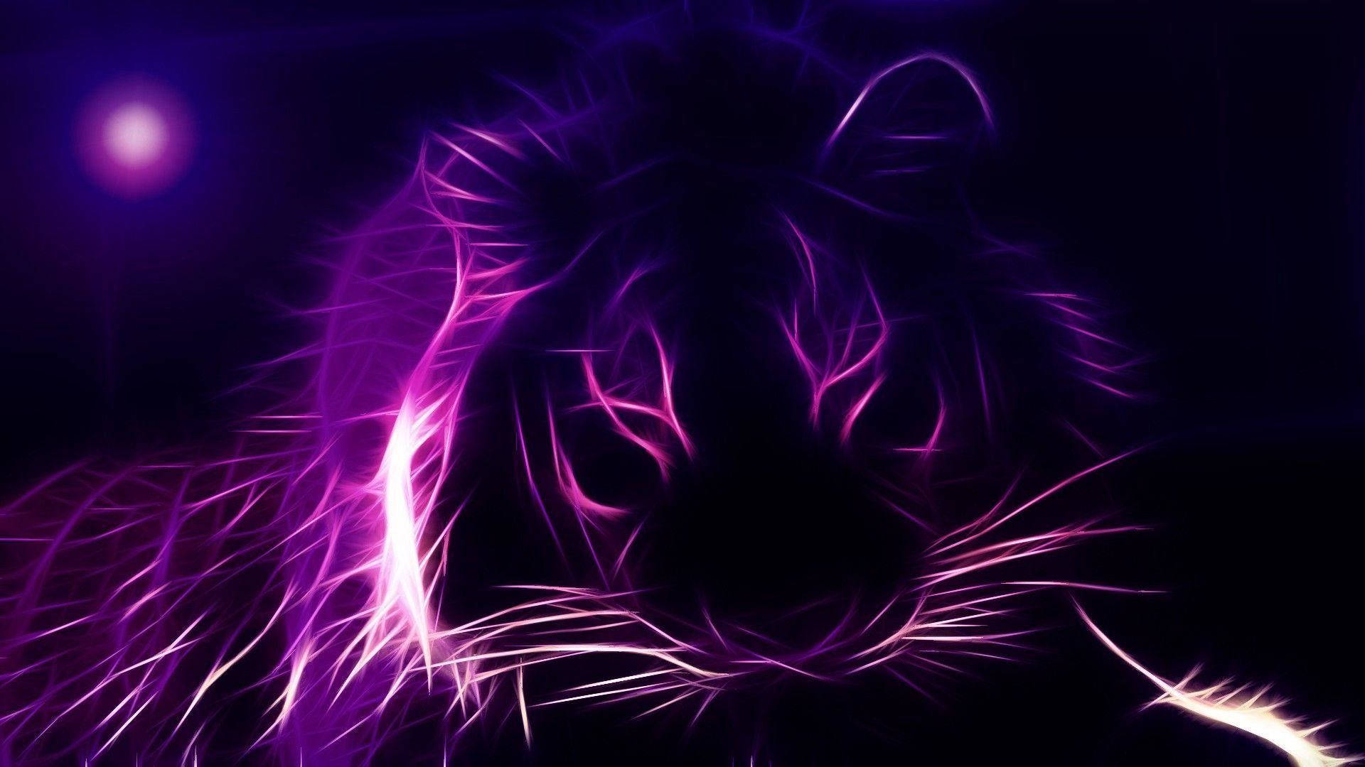 Fondo de pantalla púrpura estético para iPhone con arte digital Fondos de pantalla
