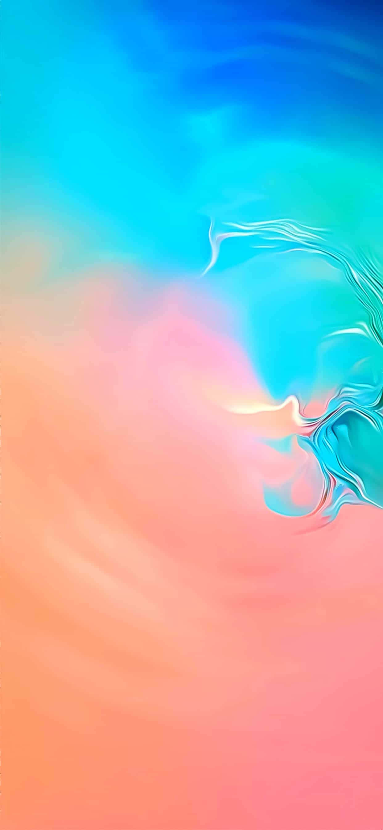 Fondo de pantalla impresionante para Galaxy S10 con diseño abstracto vibrante