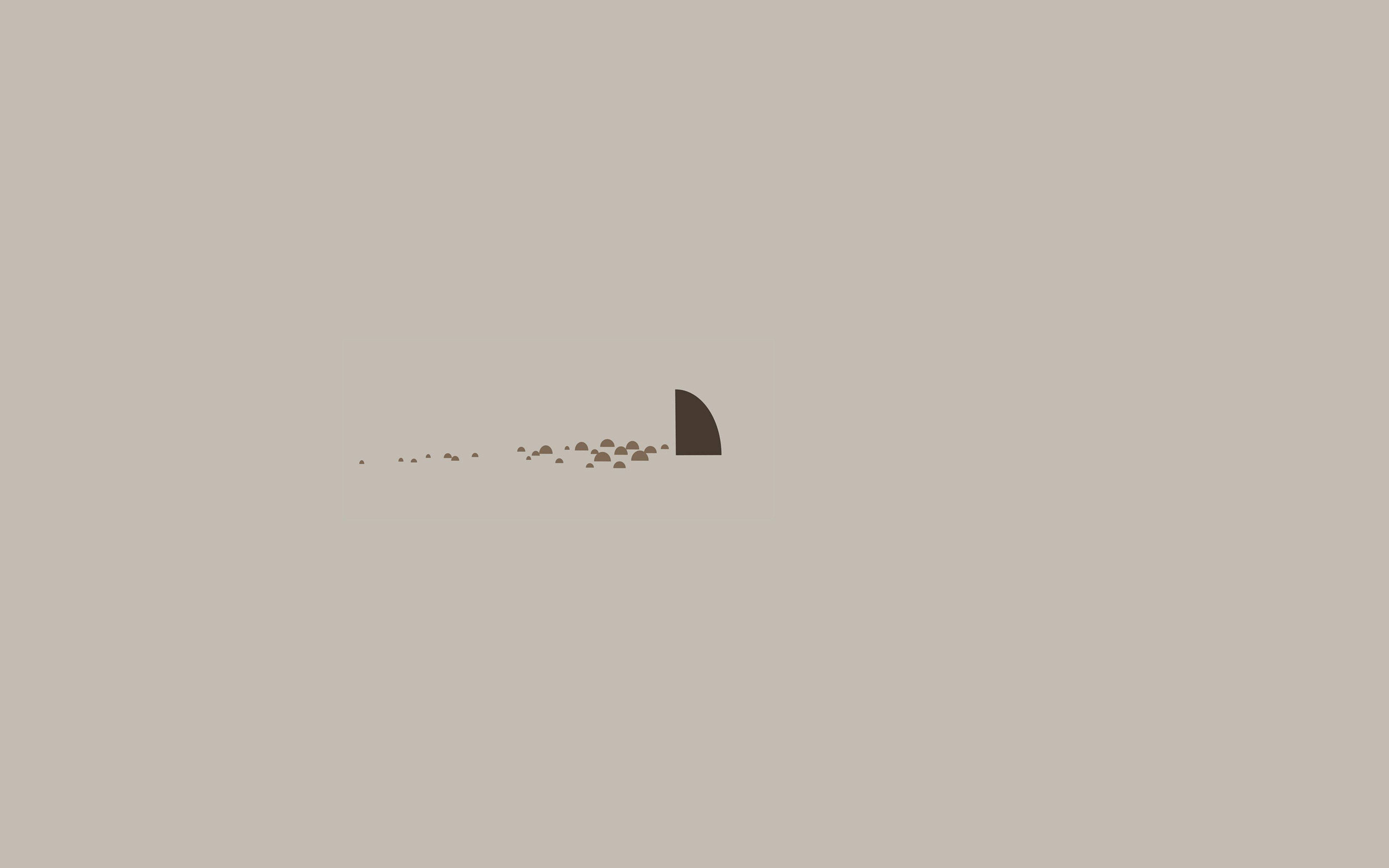 Fondo de pantalla minimalista de tiburón para laptop Fondos de pantalla