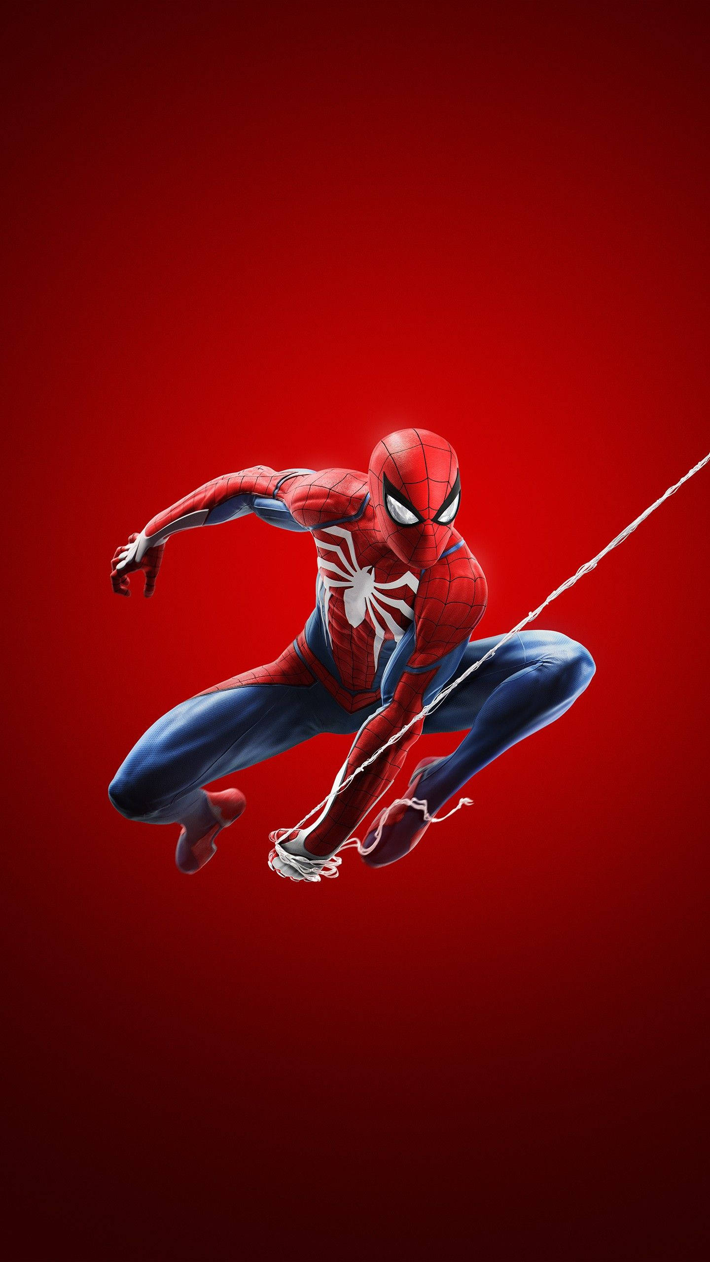 Fondo de pantalla Spider-Man Red Web Marvel para iPhone X Fondos de pantalla