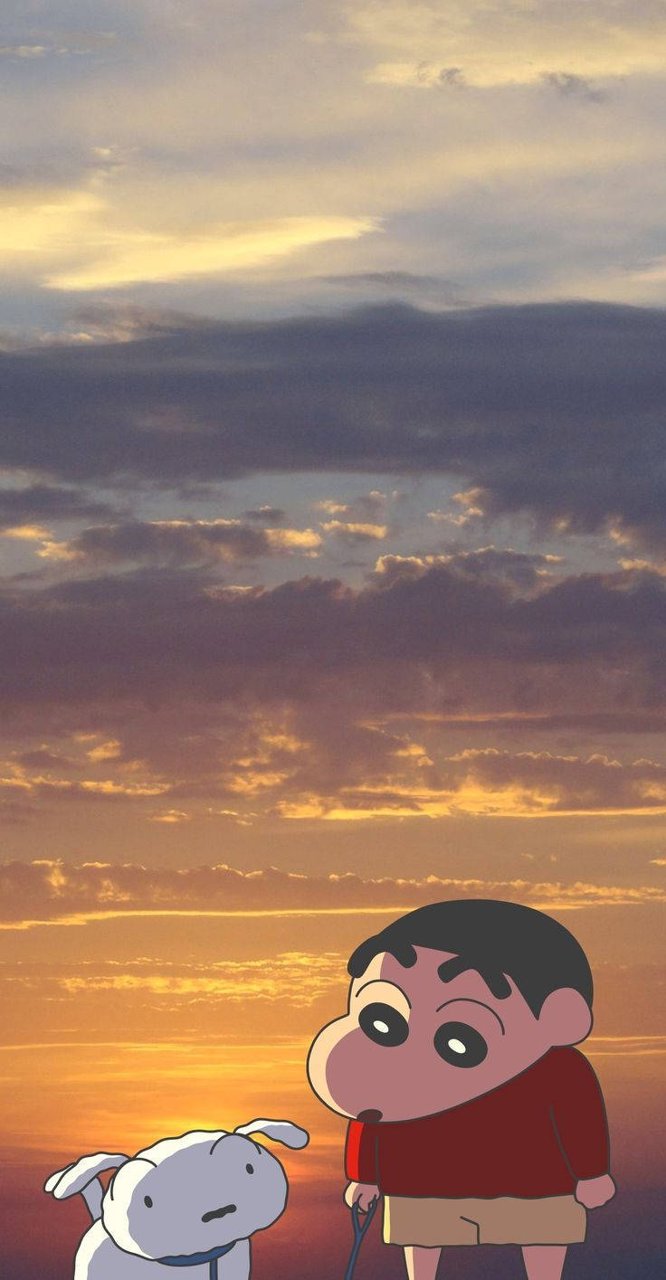 Fondo de pantalla estético y lindo de Shin-chan Fondos de pantalla