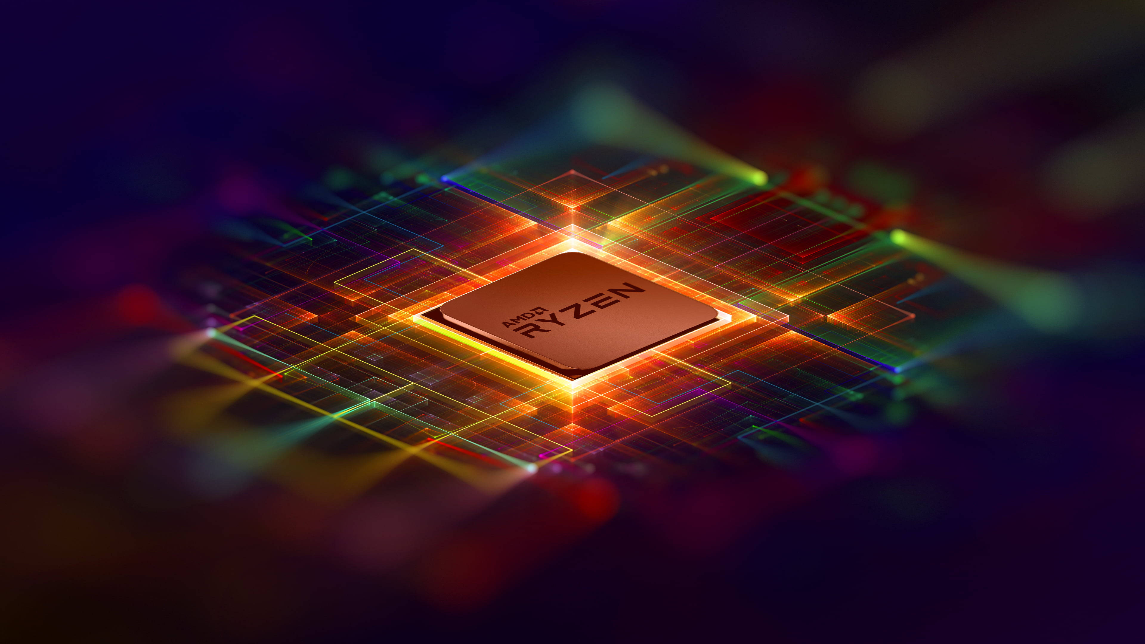 Fondo de Pantalla Vibrante AMD 4K Fondos de pantalla