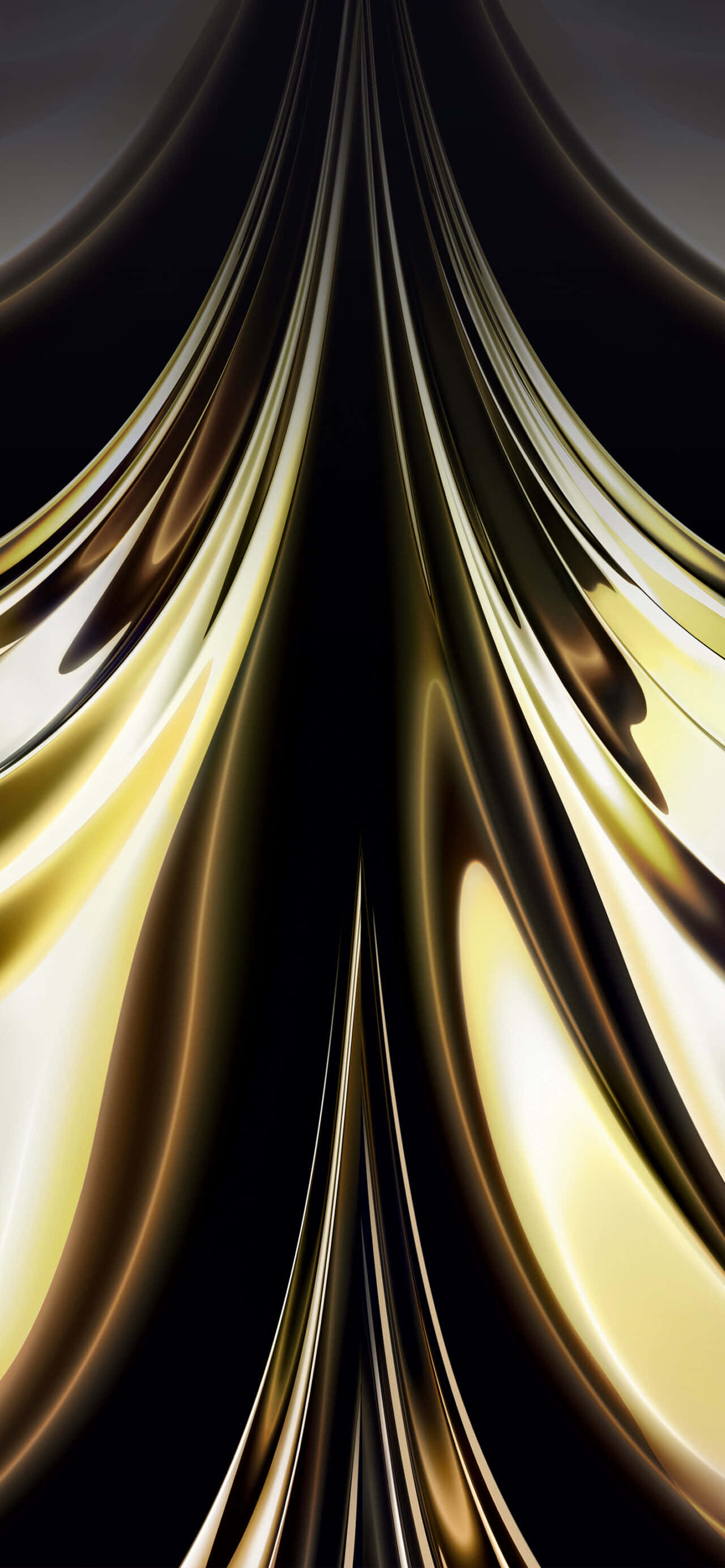 Fondo de Pantalla Abstracto con Remolinos Dorados para MacBook Air M2 Fondos de pantalla