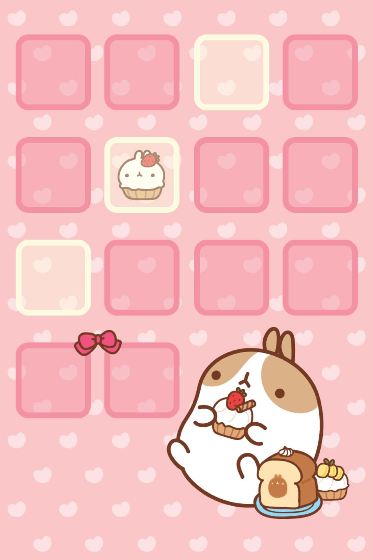 Fondo de Pantalla Adorable en Tonos Pastel para iPhone Fondos de pantalla